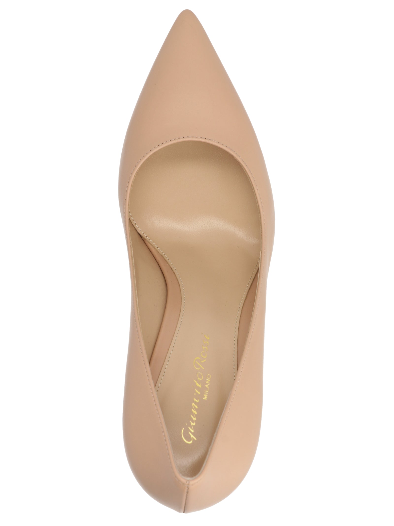 Elevate your elegance with Gianvito Rossi's Beige Calfskin High Heel Pumps, a masterpiece of Italian craftsmanship that embodies timeless luxury and sophistication.