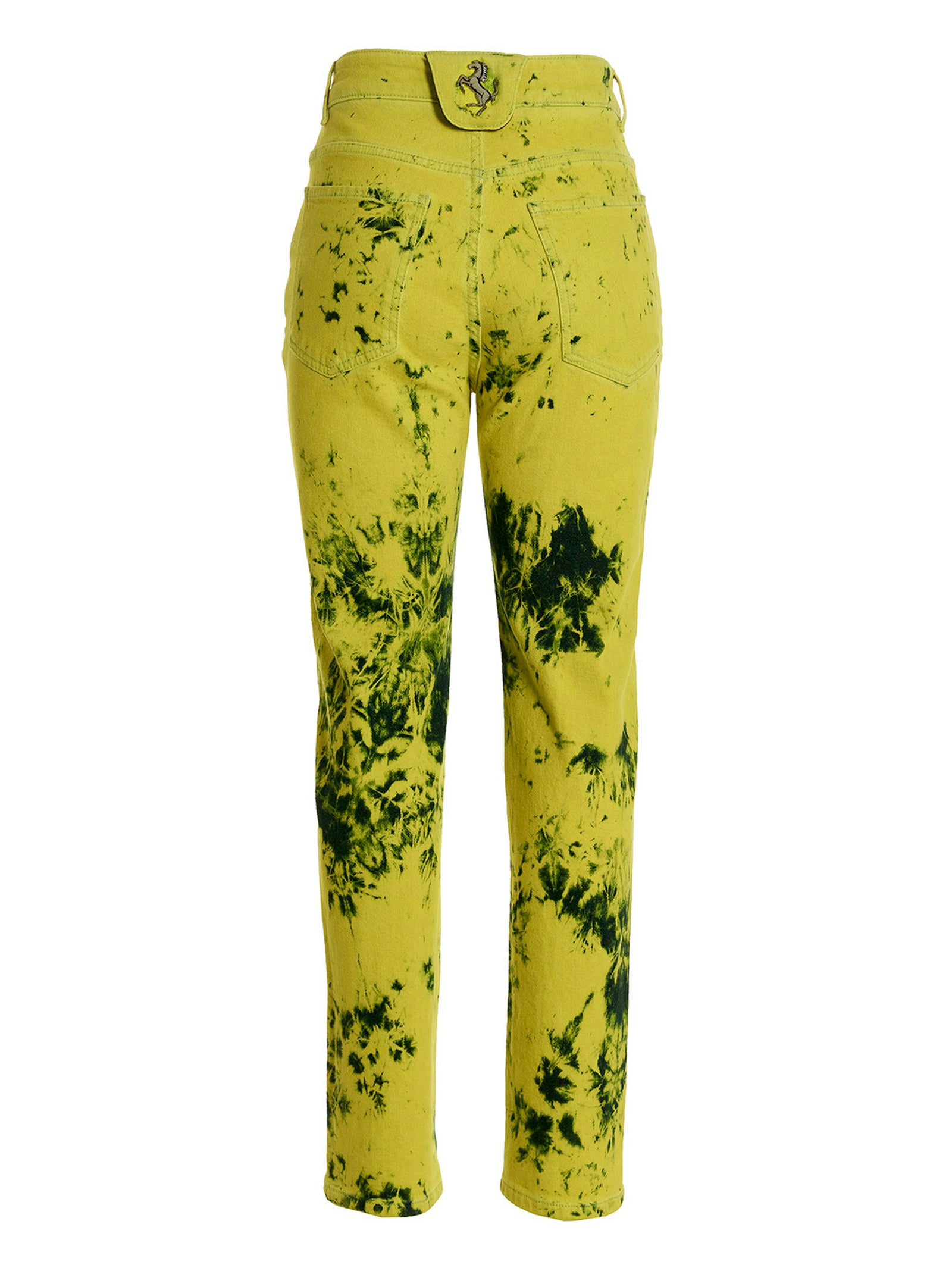 Elevate your wardrobe with Ferrari Bicolor Cotton Jeans, a luxurious blend of comfort and style, crafted in Italy for the discerning fashion connoisseur.