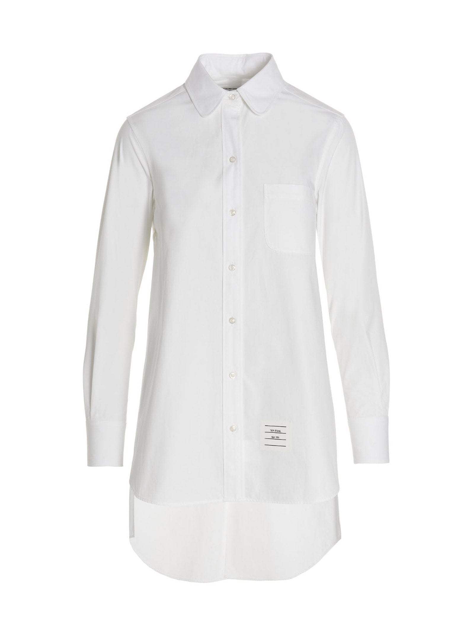 Thom Browne White Cotton Blouse