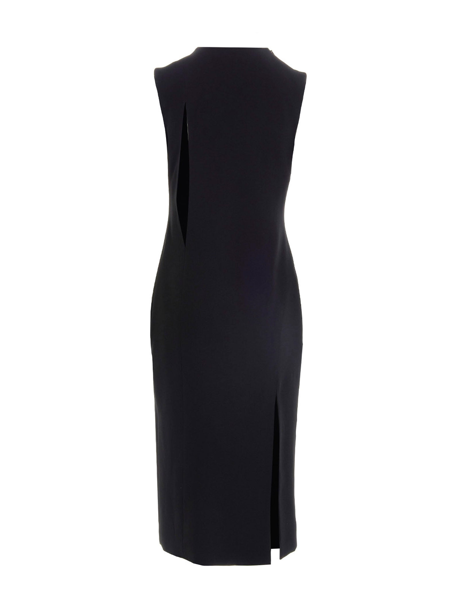 Indulge in the Versace Black Acetate Midi Dress, where Italian craftsmanship meets bold elegance, perfect for those who embody luxury and sophistication.