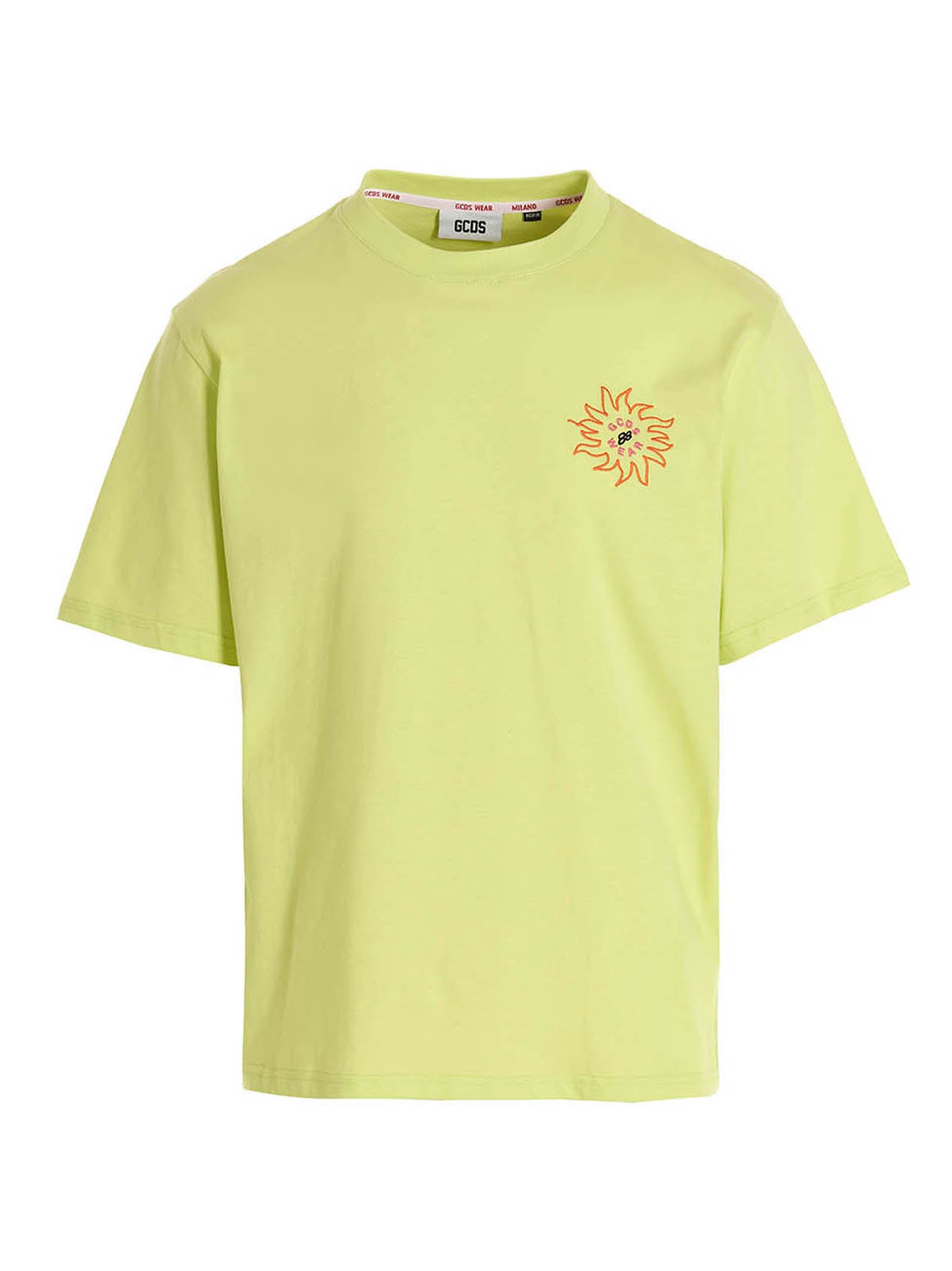 GCDS Bicolor Cotton T-Shirt | Luxe Designer Couture