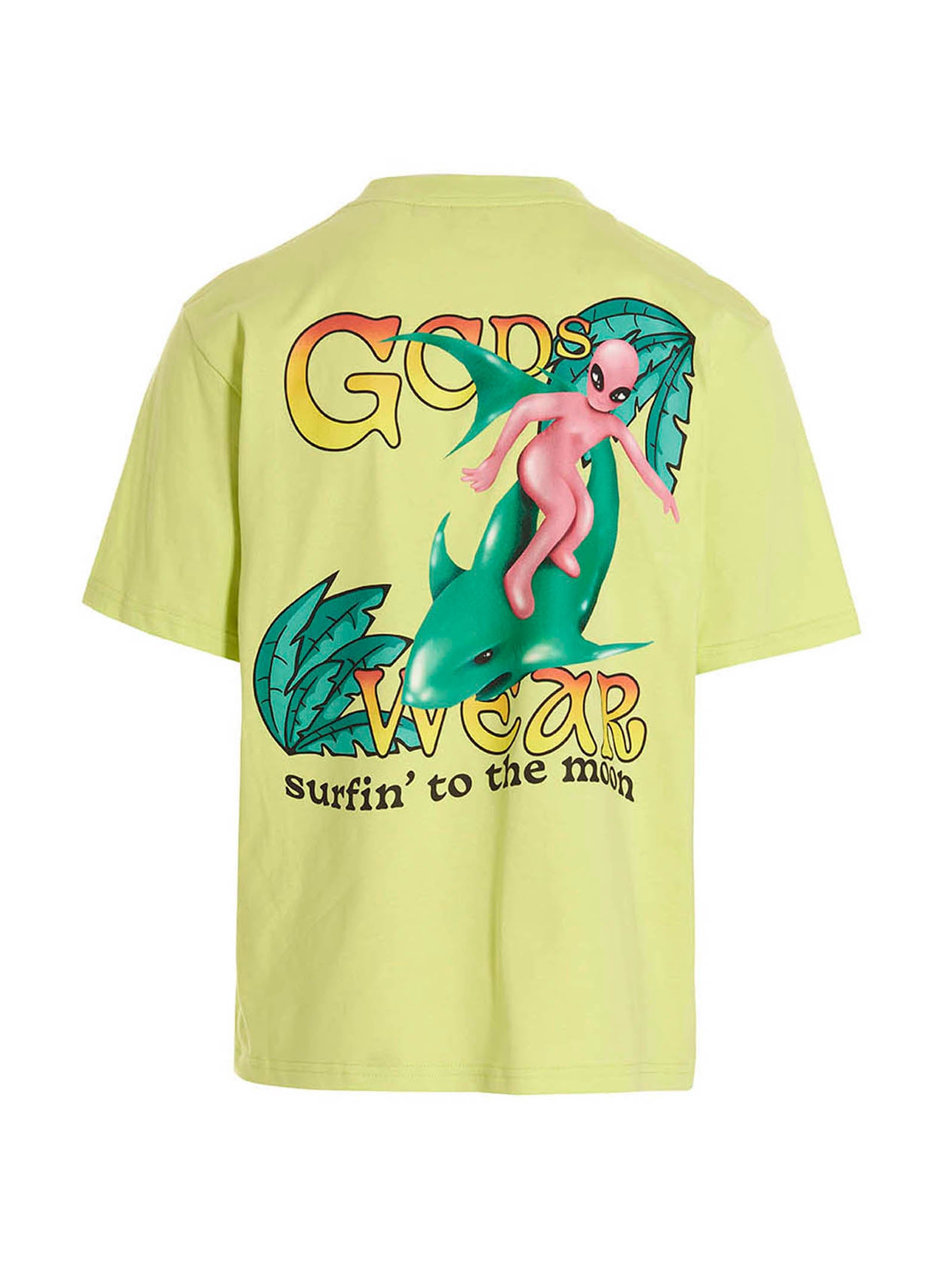 GCDS Bicolor Cotton T-Shirt | Luxe Designer Couture