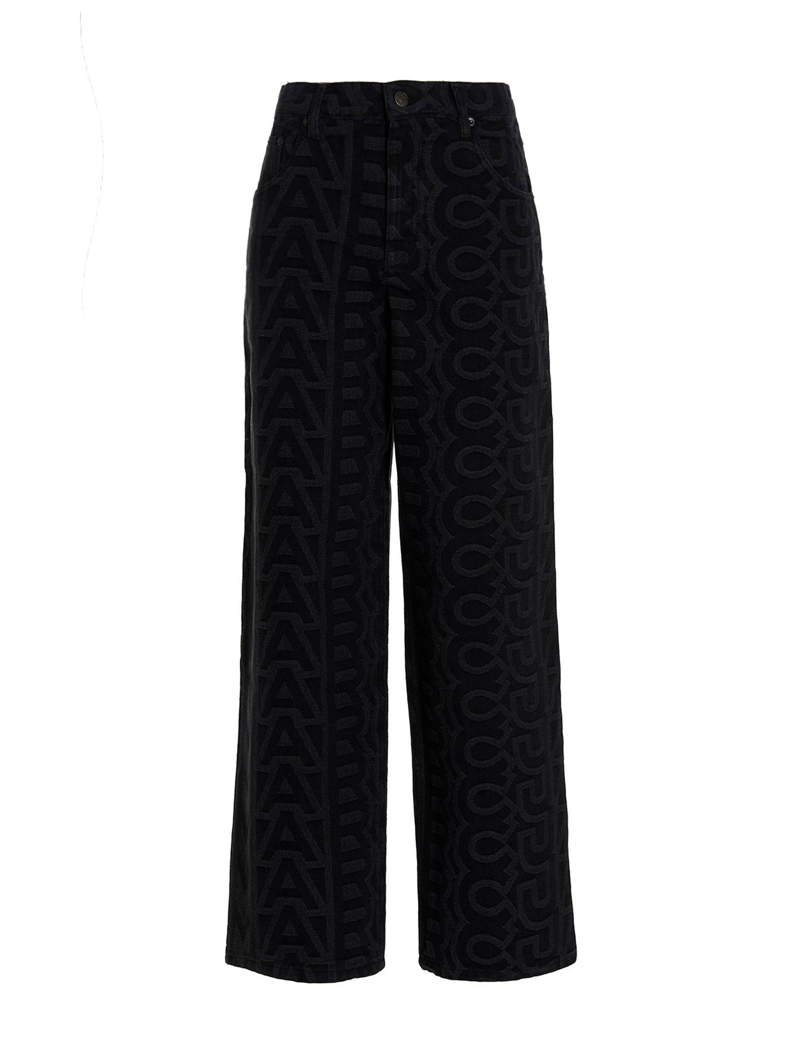 Experience the allure of Marc Jacobs' Black Cotton Jeans, a luxurious blend of artisanal craftsmanship and modern elegance, perfect for the discerning fashion connoisseur.