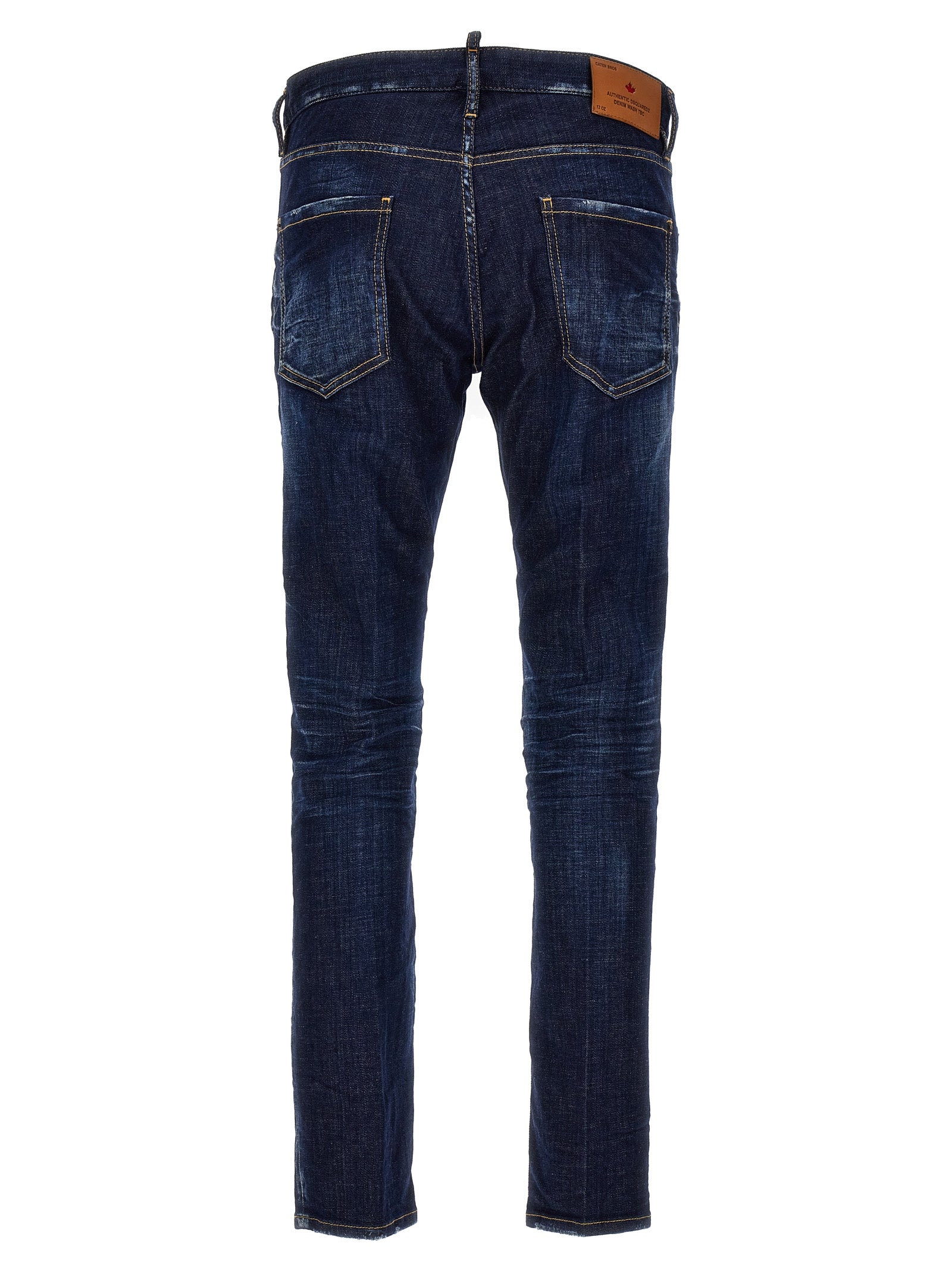 Dsquared² Blue Cotton Skinny Jeans - Designer Luxury Denim