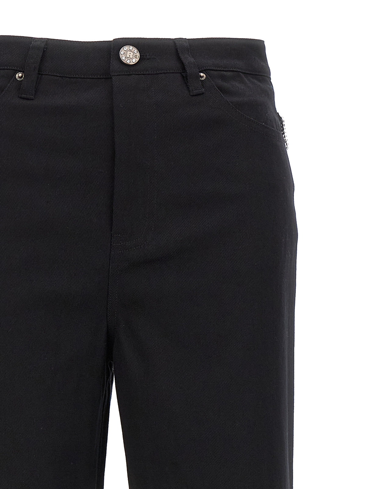 ROTATE BIRGER CHRISTENSEN Black High-Waisted Jean - Luxe Elegance