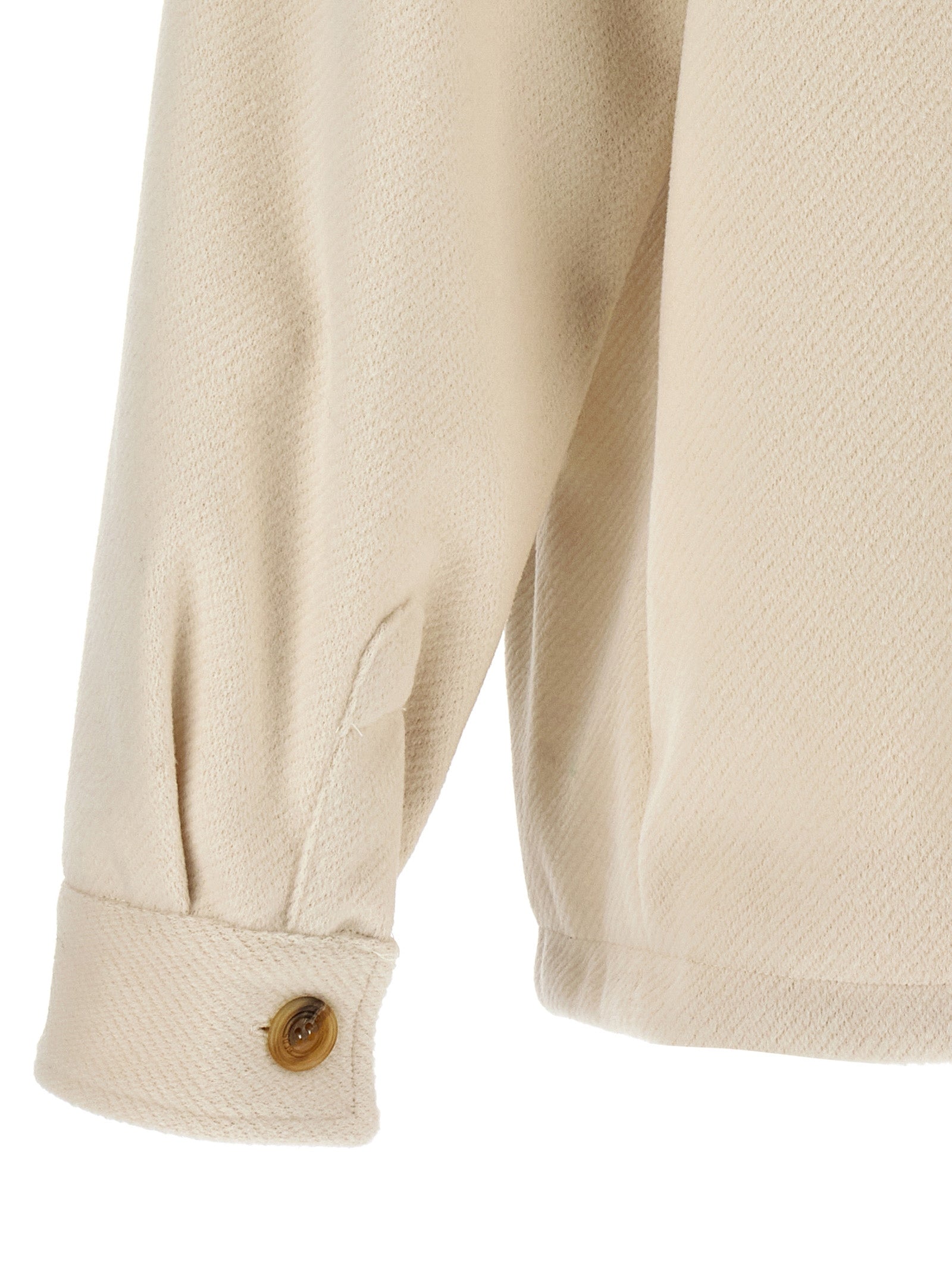 GCDS White Polyester Jacket