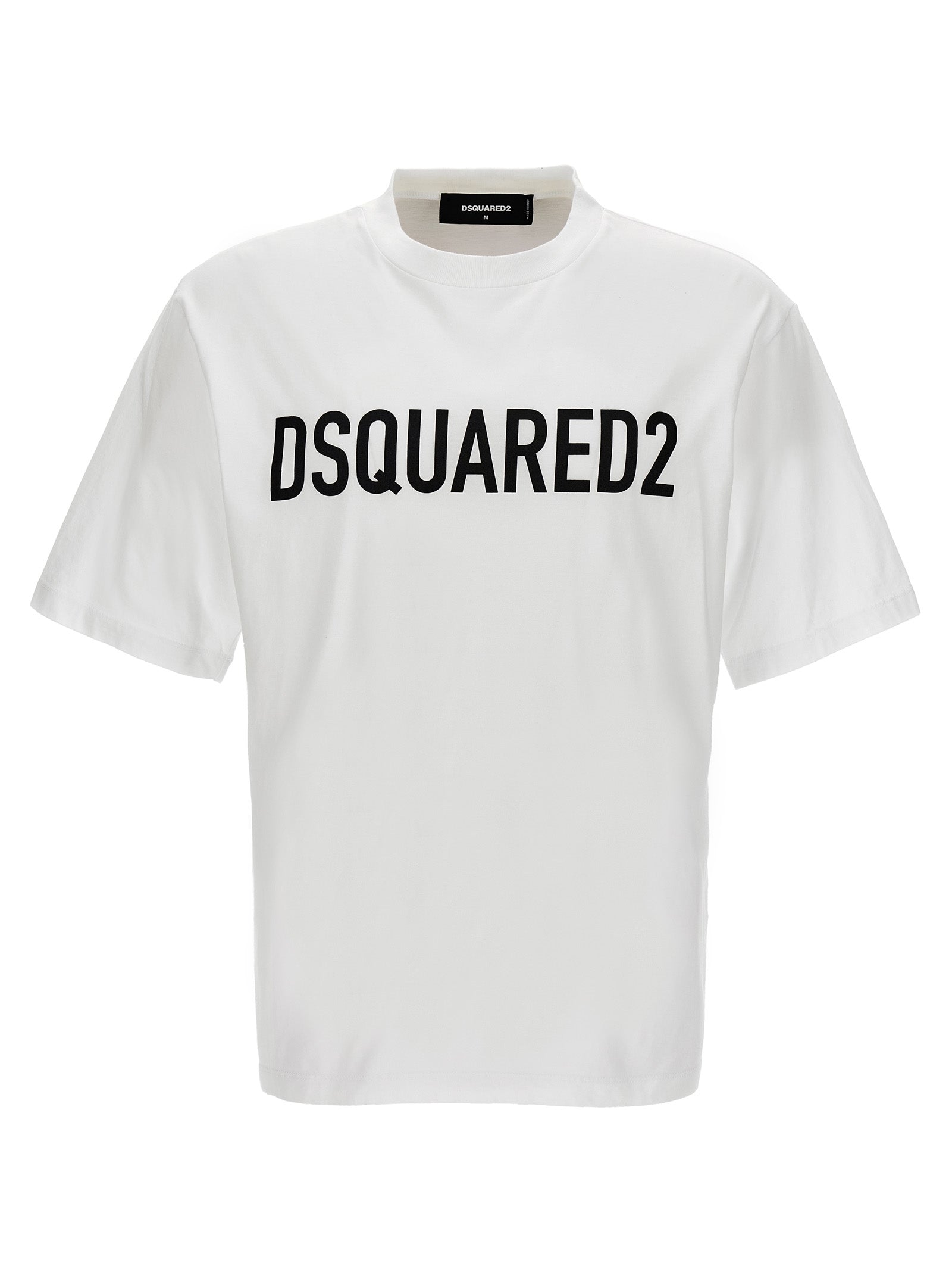 Dsquared² Bicolor Cotton T-Shirt - Designer Artisanal Elegance