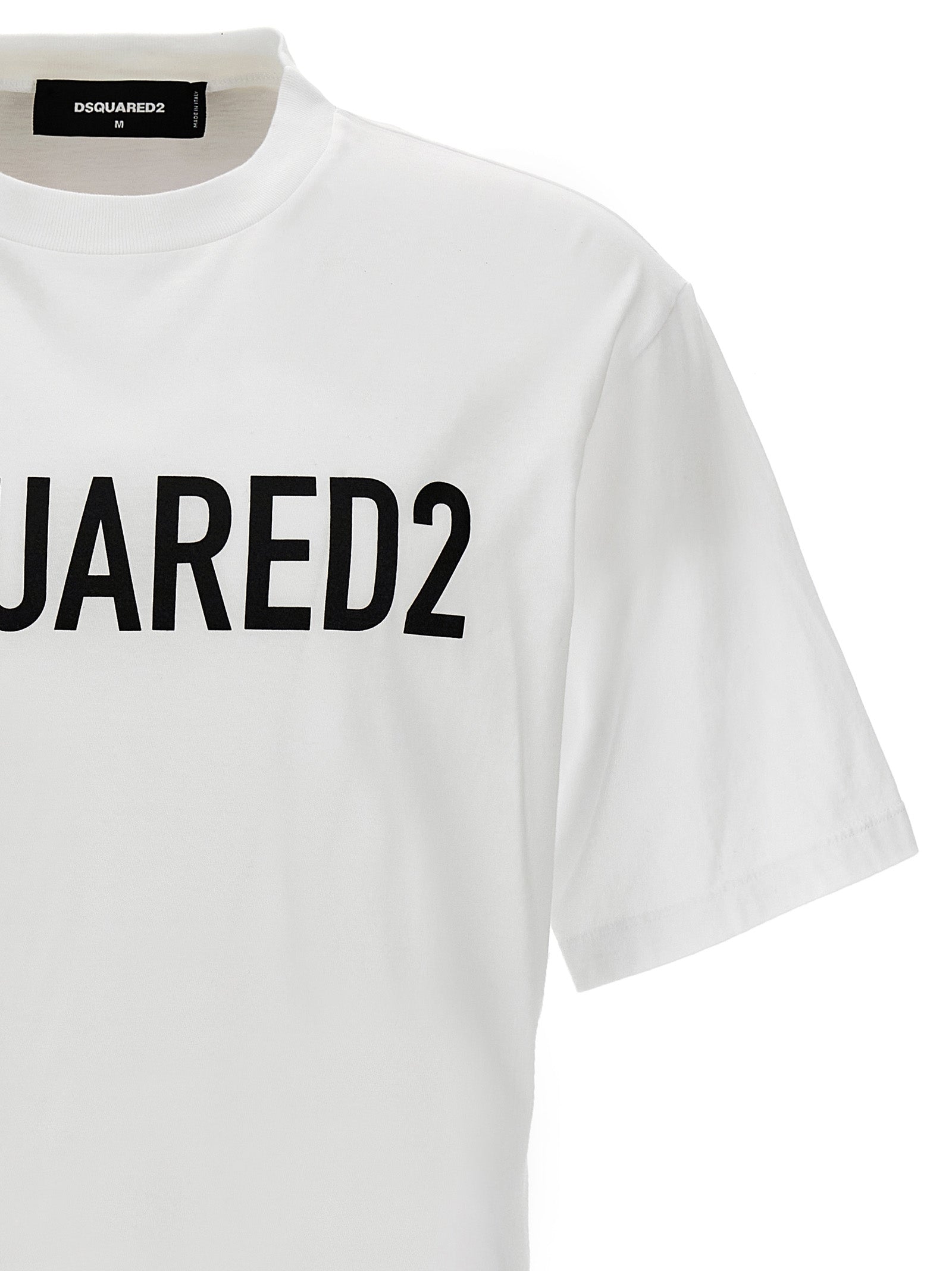 Dsquared² Bicolor Cotton T-Shirt | Designer Urban Chic Couture