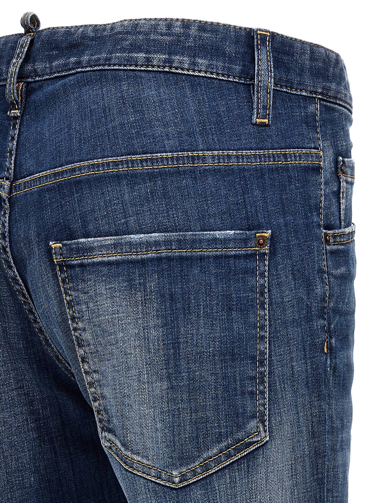 Dsquared² Blue Cotton Relaxed Fit Jeans, Artisanal Denim Luxury