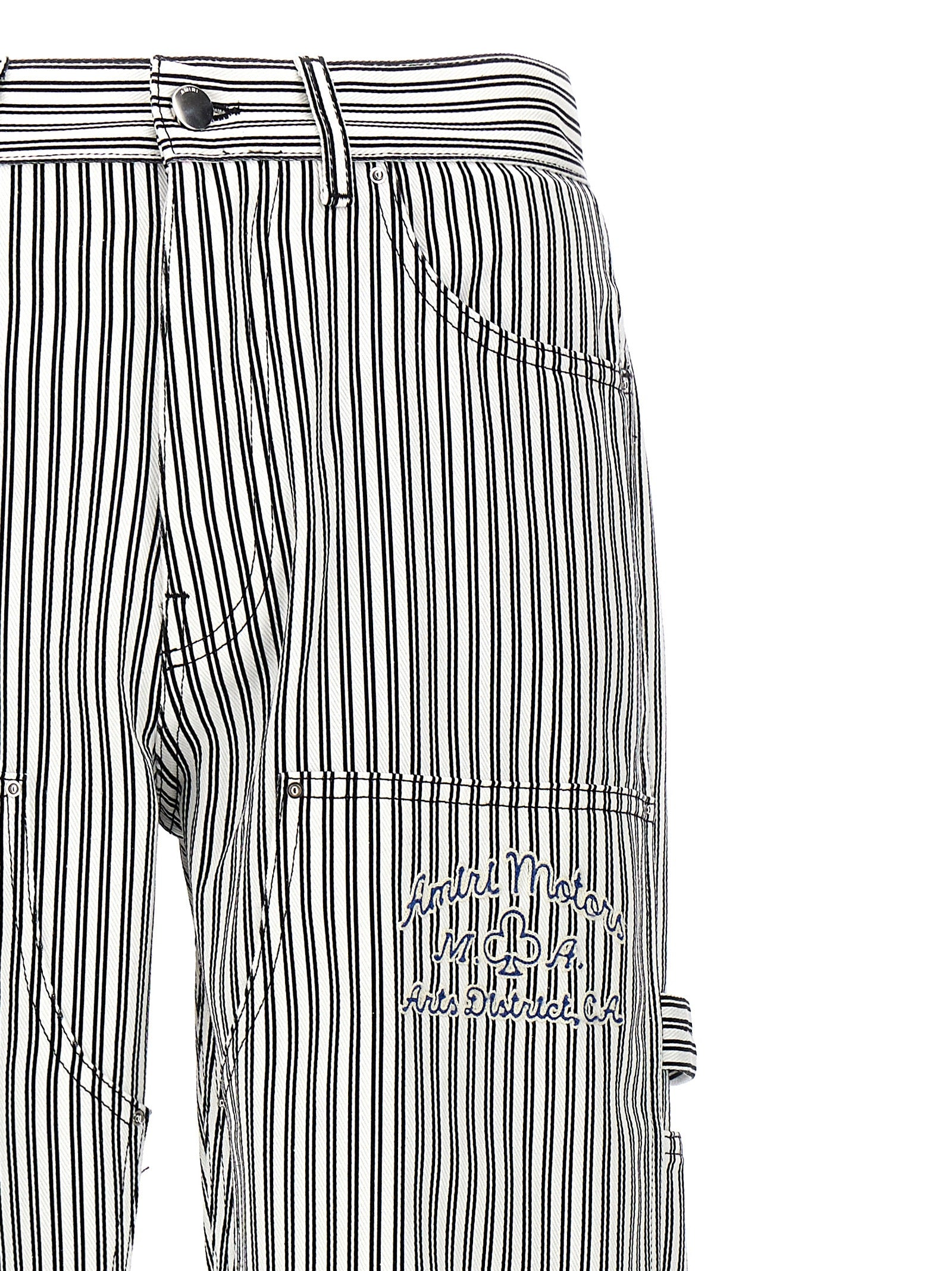 Amiri Bicolor Cotton Cargo Pants