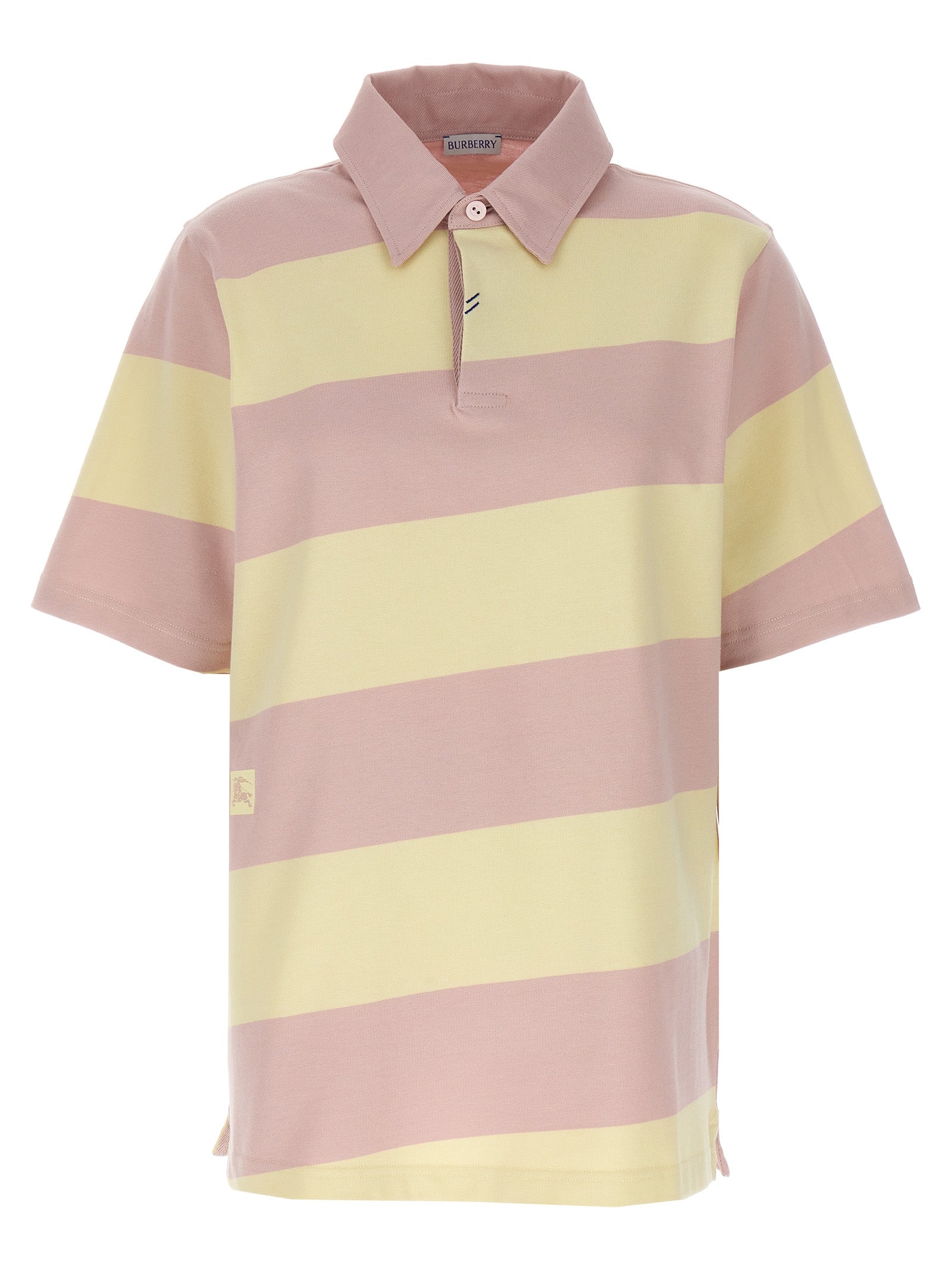 Burberry Multicolor Cotton Polo Shirt - Designer Couture Elegance