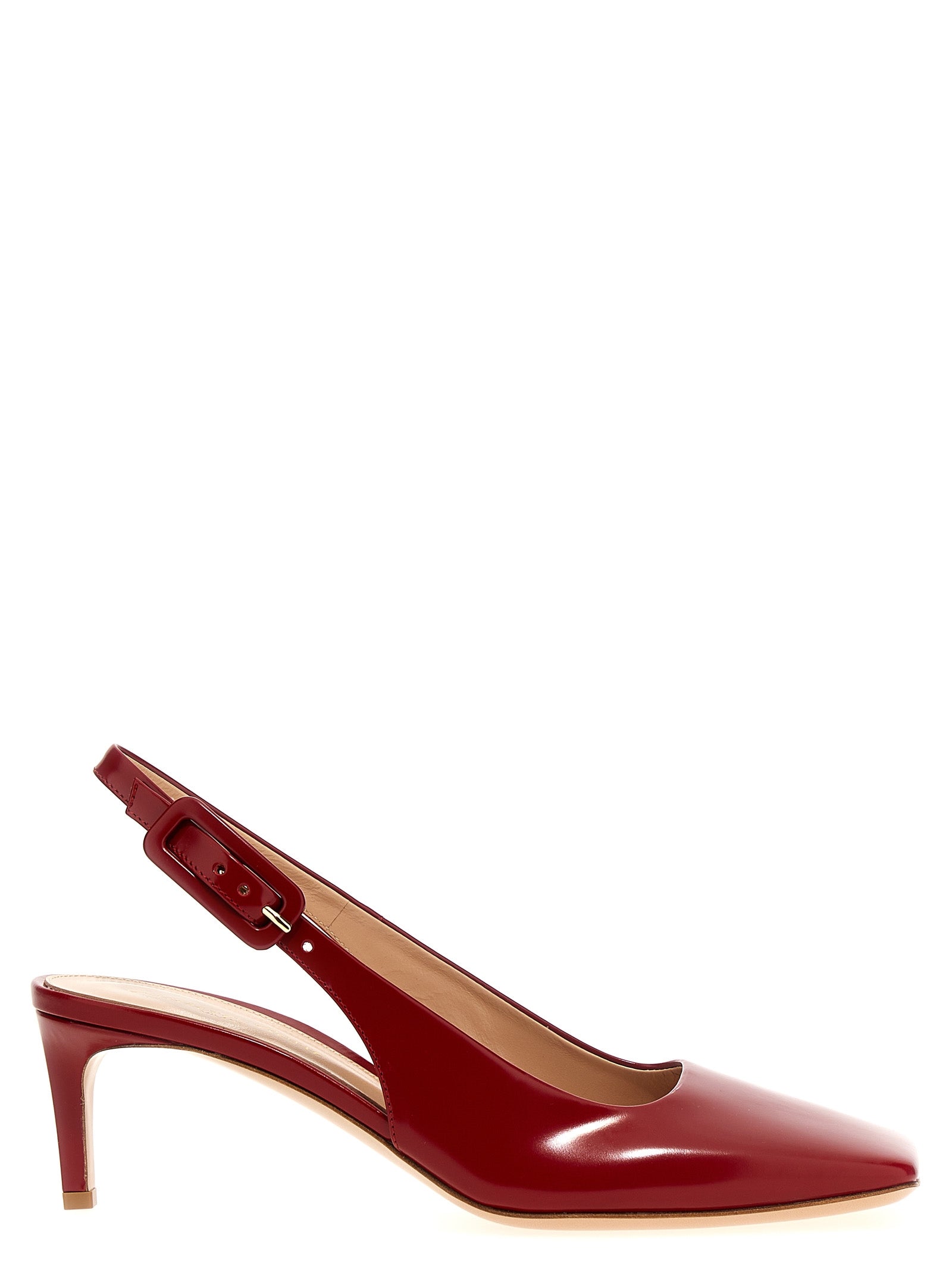 Step into sophistication with Gianvito Rossi's Multicolor Goatskin Mid Heel Pumps, where artisanal craftsmanship meets timeless elegance for the discerning connoisseur.