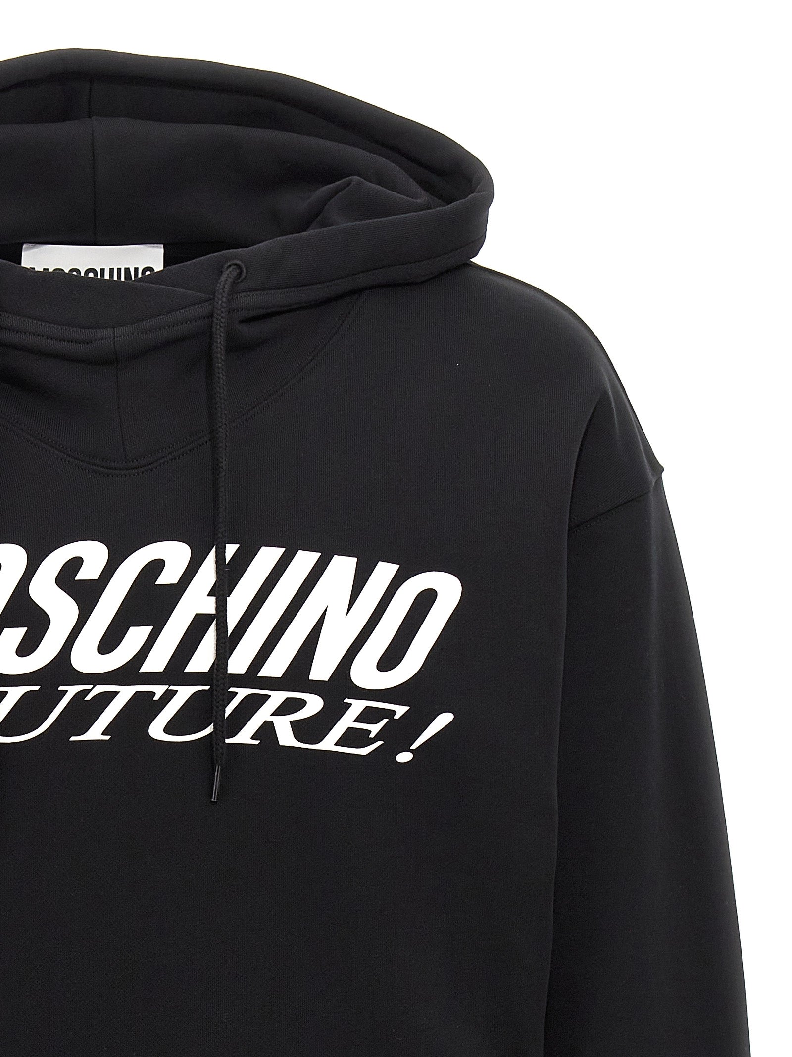 Indulge in the Moschino Bicolor Cotton Sweatshirt, where luxurious craftsmanship meets bold streetwear style, perfect for expressing your unique elegance.