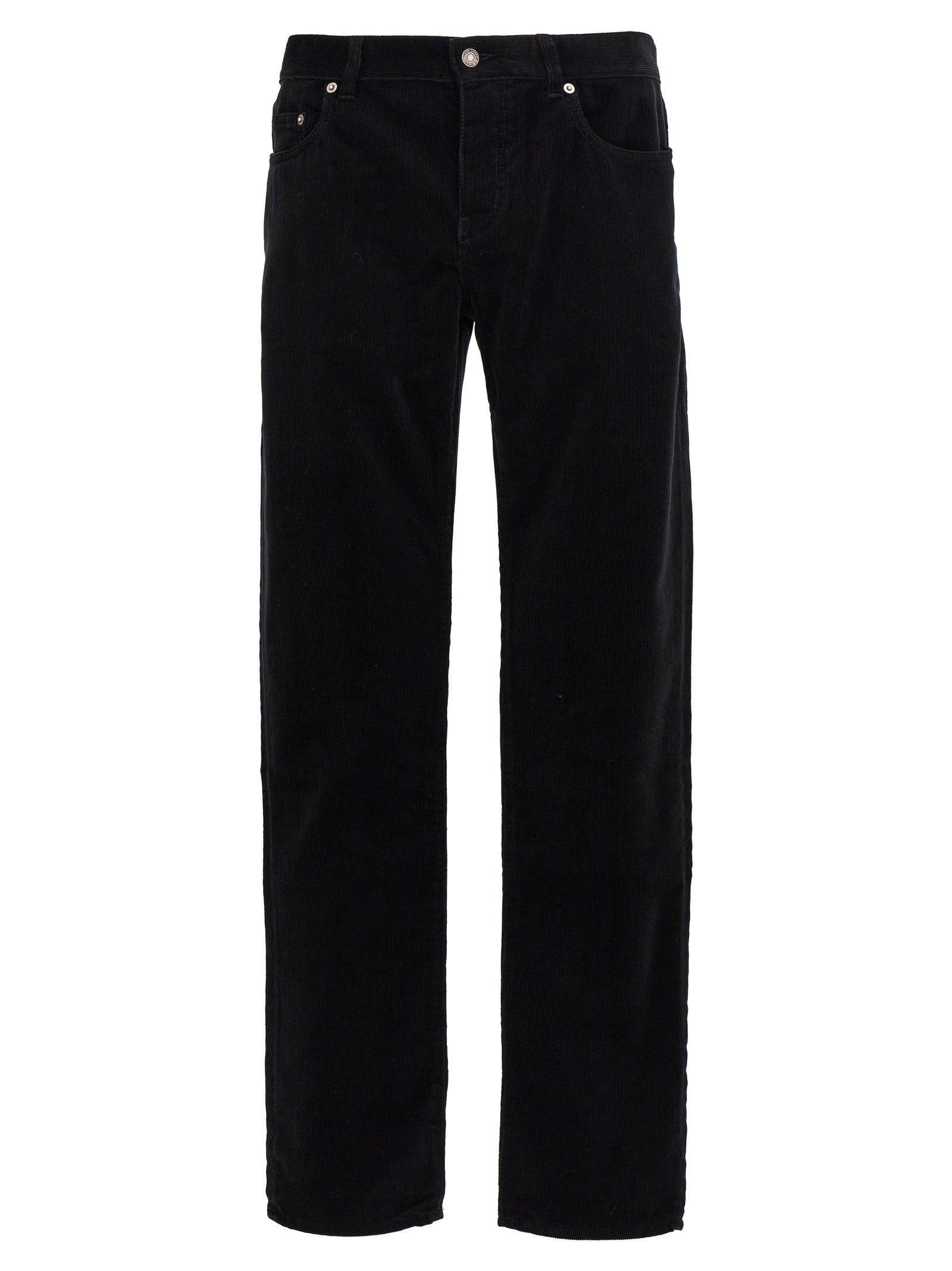 Indulge in the artistry of Saint Laurent's Black Cotton Casual Pants, where Italian craftsmanship meets timeless elegance, perfect for the discerning fashion connoisseur.