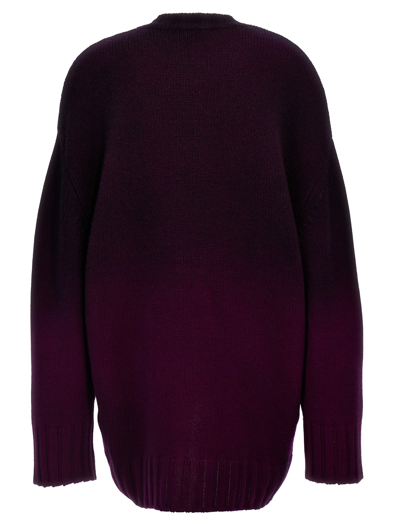 Indulge in The Attico Purple Wool Short Dress, a luxurious blend of wool and cashmere, embodying sophistication and timeless elegance for the discerning individual.