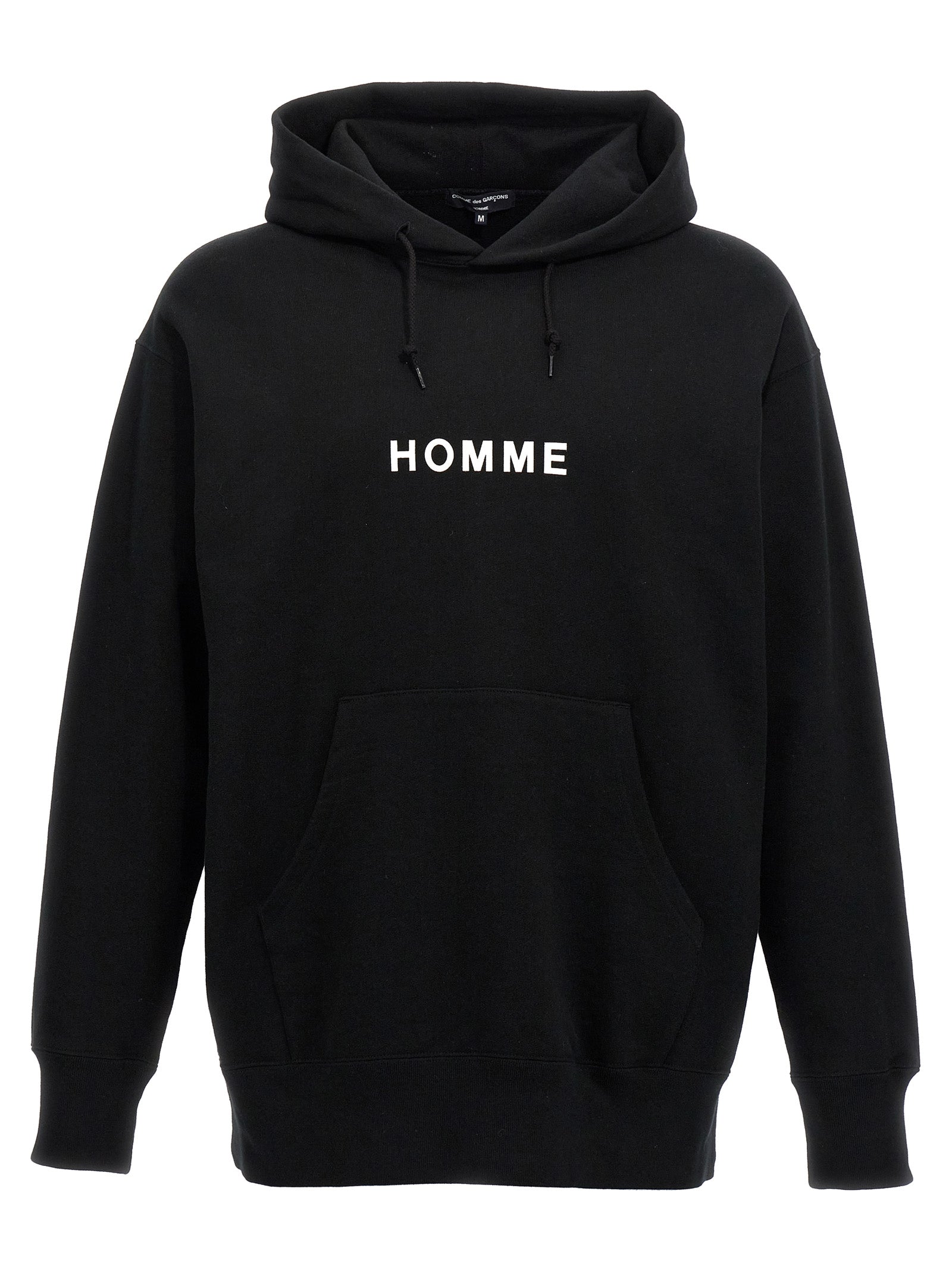 Comme Des Garçons Black Cotton Sweatshirt | Designer Couture