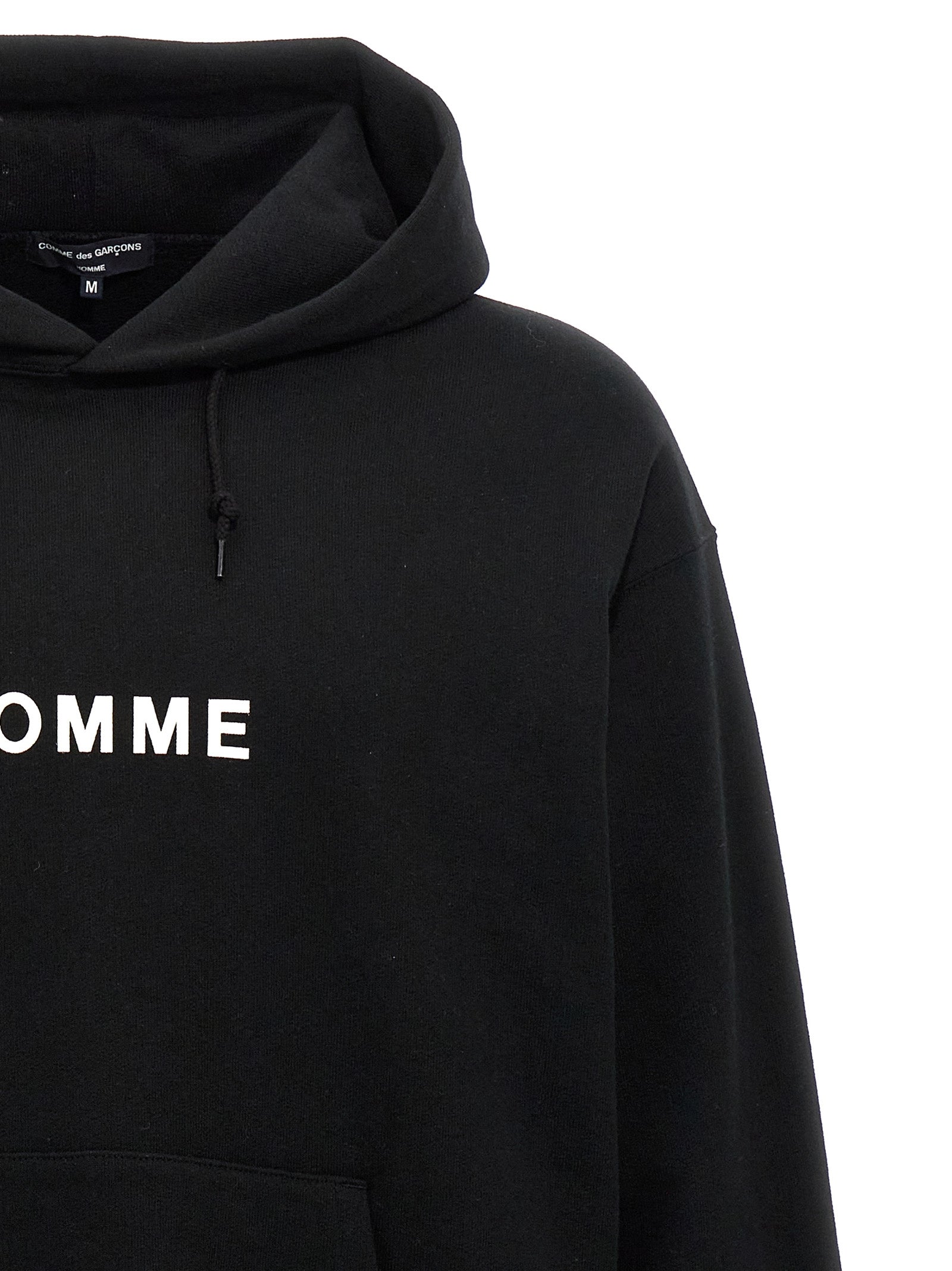 Comme Des Garçons Black Cotton Sweatshirt | Designer Luxury Couture