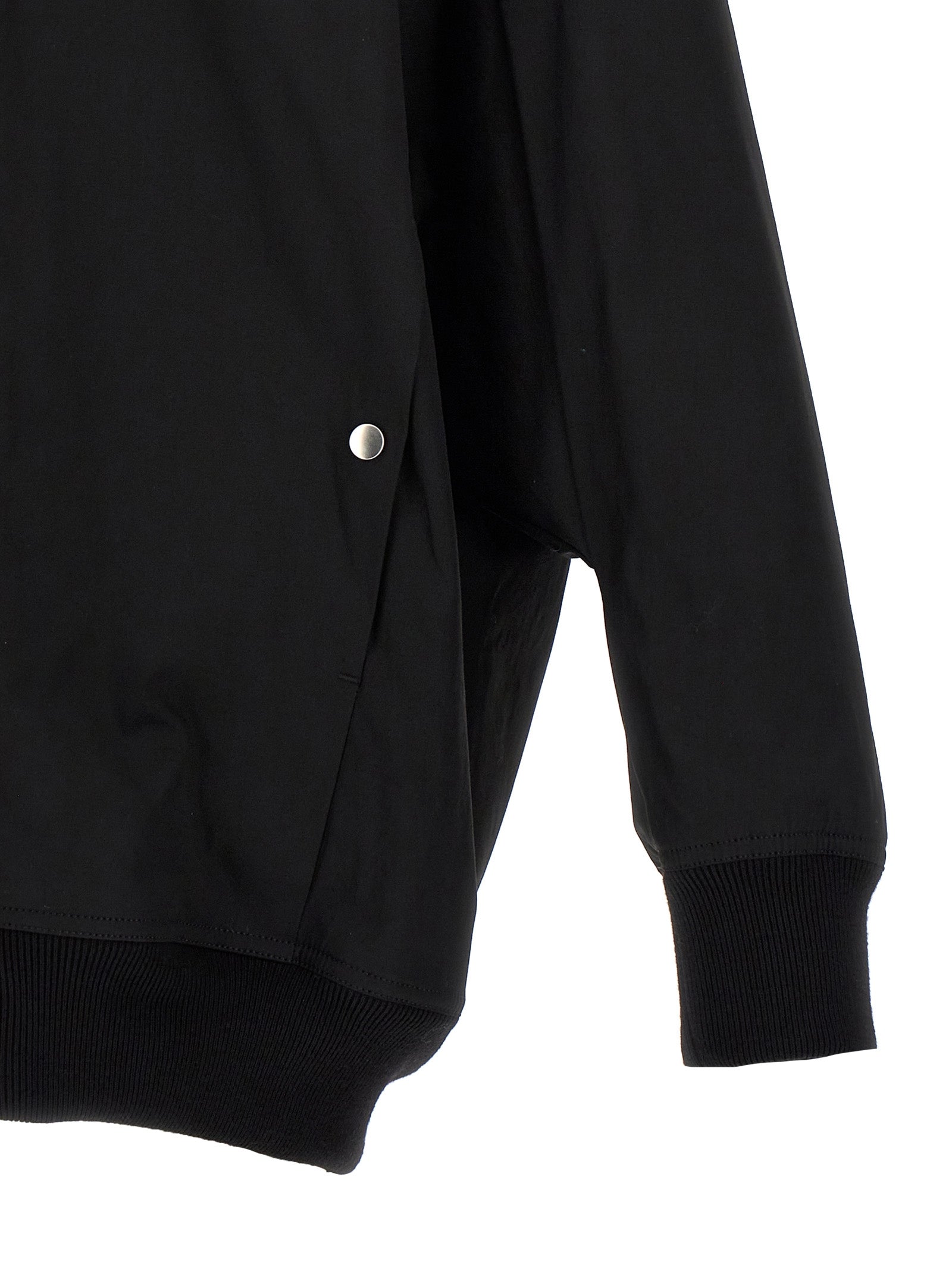 Rick Owens Black Nylon Bomber