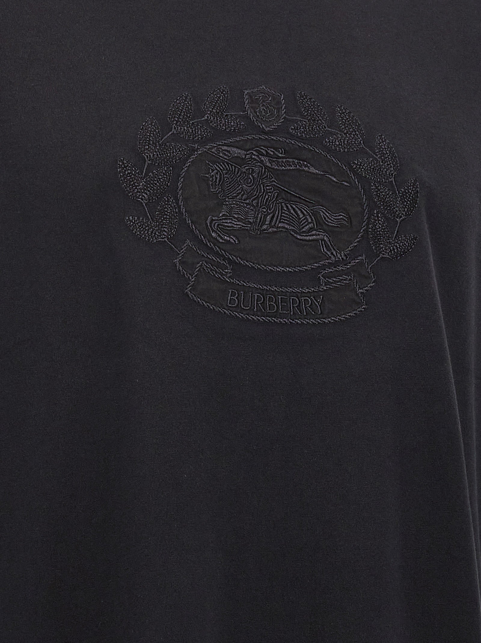 Burberry Black Cotton T-Shirt – Designer Luxury Essential