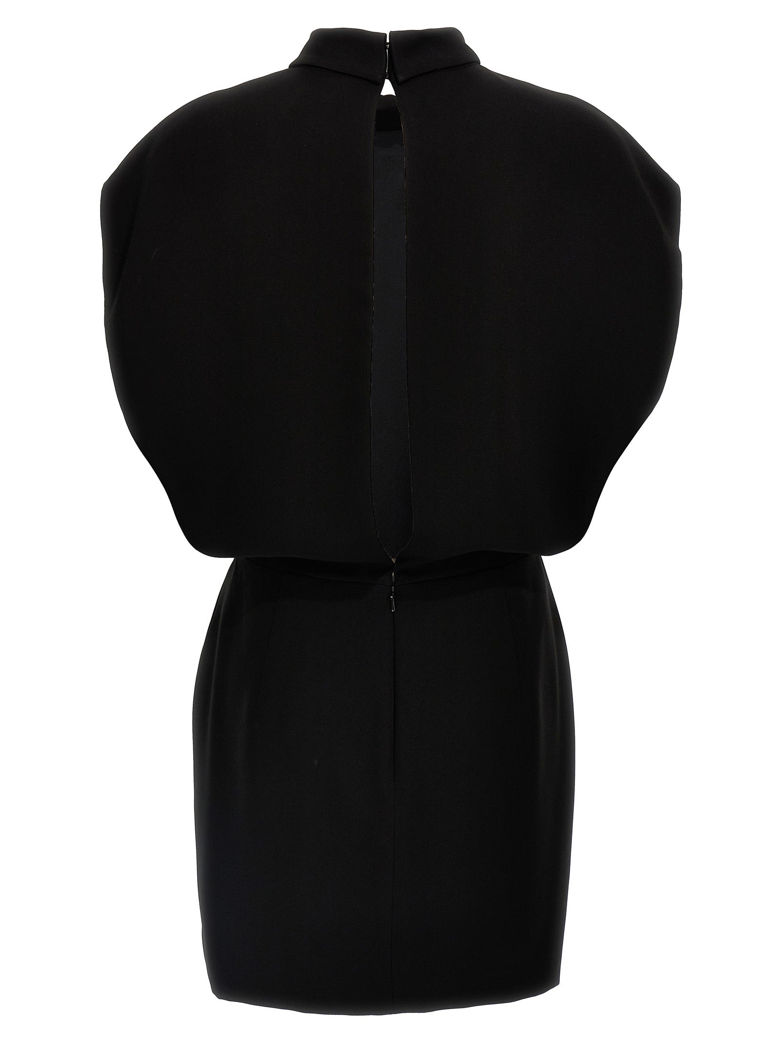 Discover the Max Mara Black Triacetate Short Dress, an exquisite blend of Italian craftsmanship and luxurious elegance, perfect for unforgettable moments.