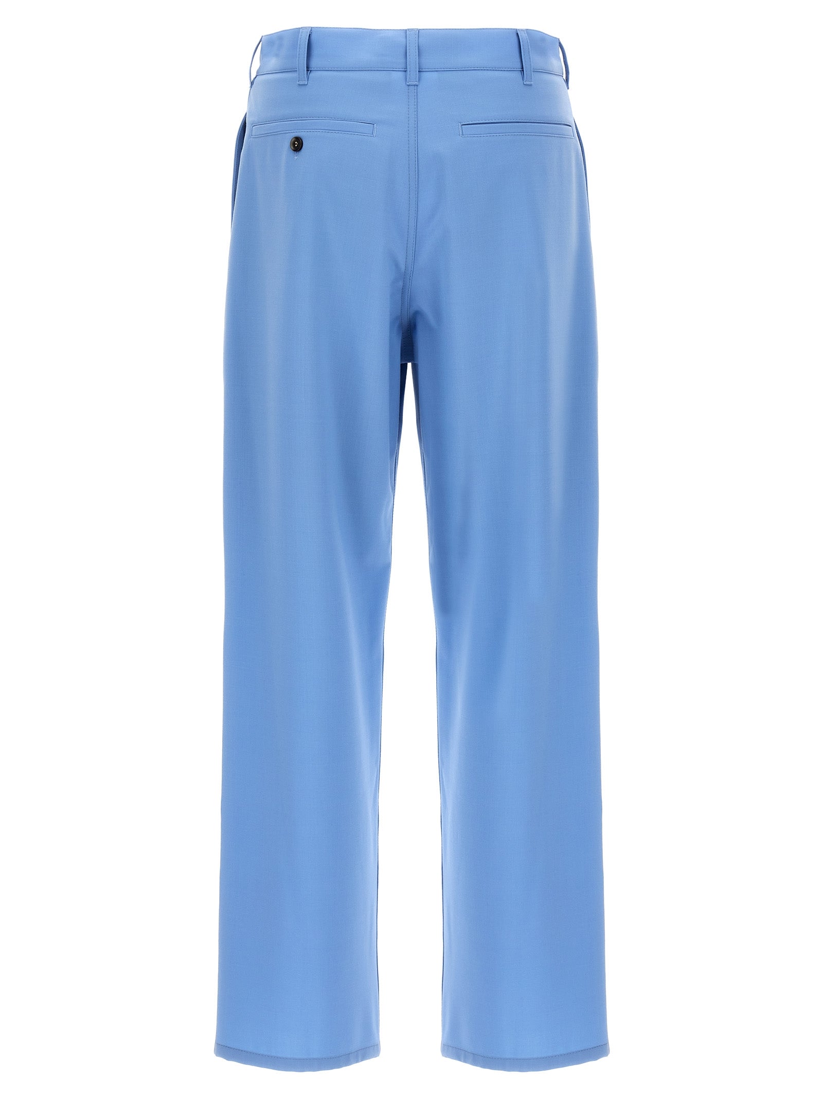 Marni Blue Polyester Casual Pants