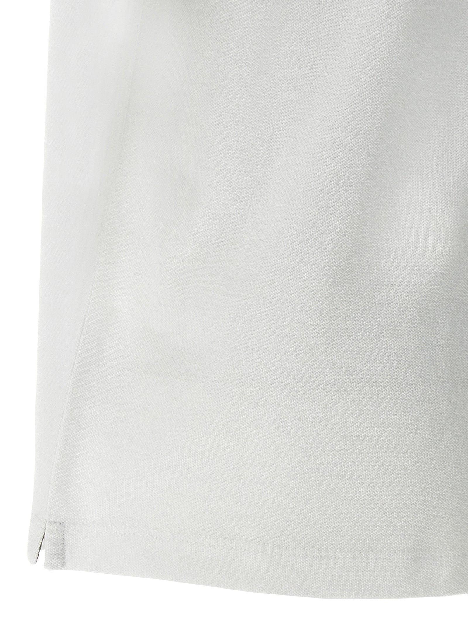 Brunello Cucinelli White Cotton Polo Shirt – Designer Elegance