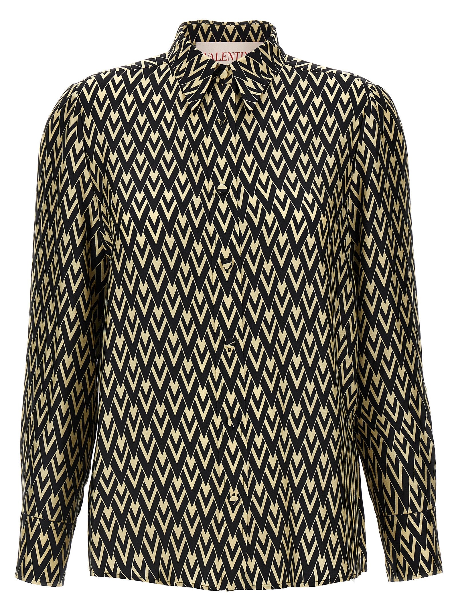 Valentino Garavani Bicolor Silk Blouse