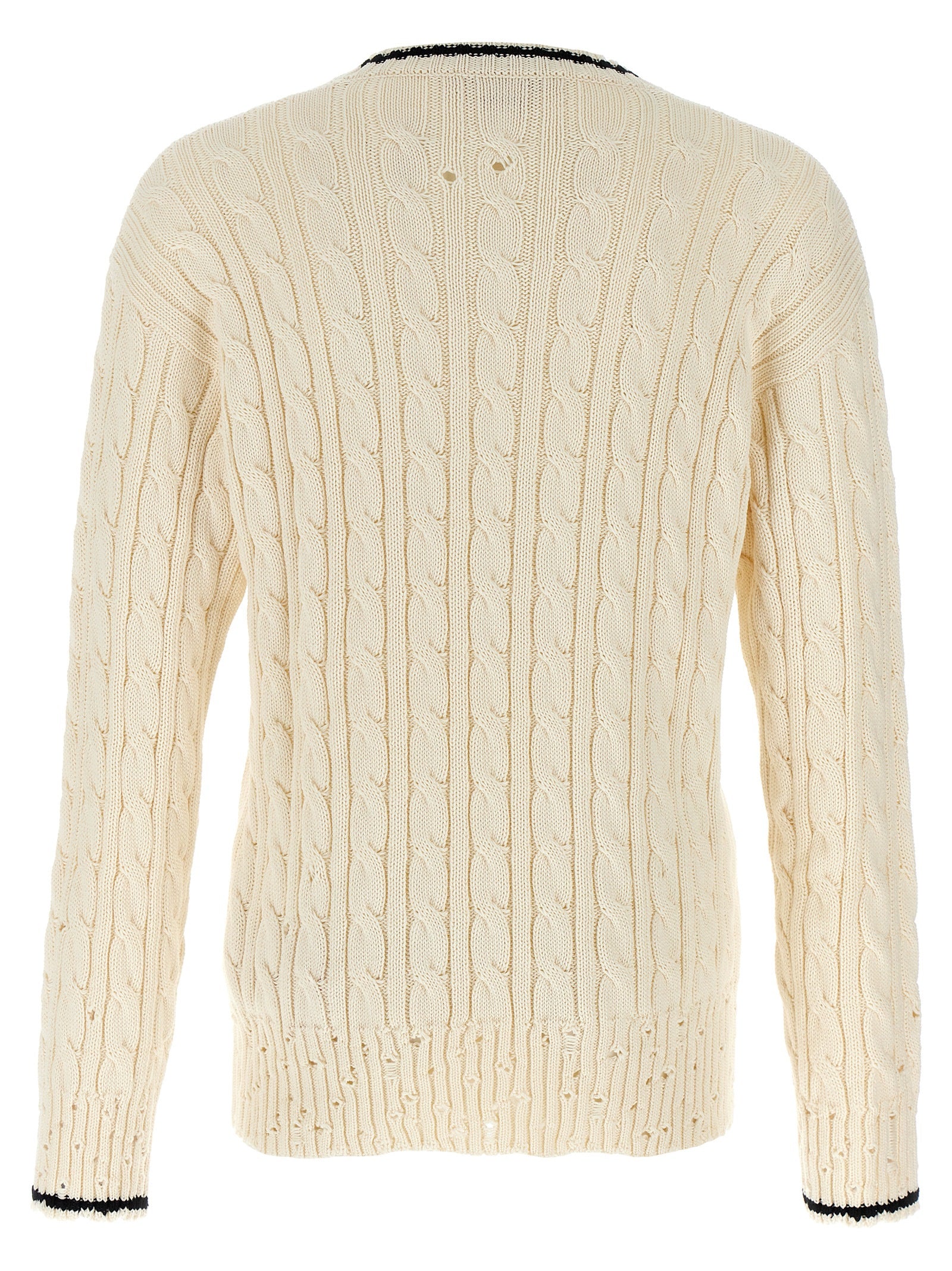 Elevate your style with the Marni White Cotton Cardigan, a luxurious blend of artisanal craftsmanship and avant-garde design, perfect for discerning individuals.
