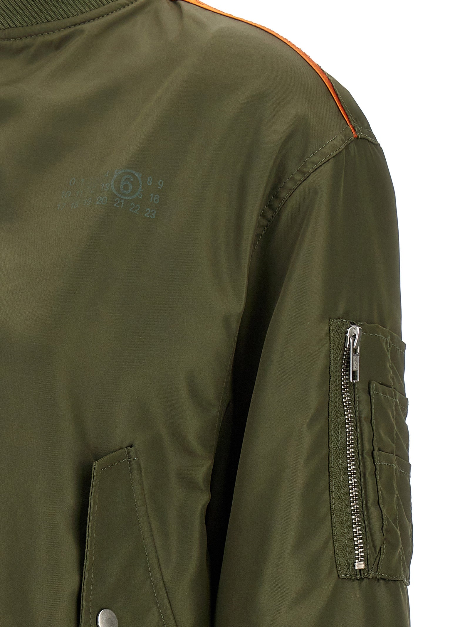 MM6 Maison Margiela Bicolor Polyamide Bomber