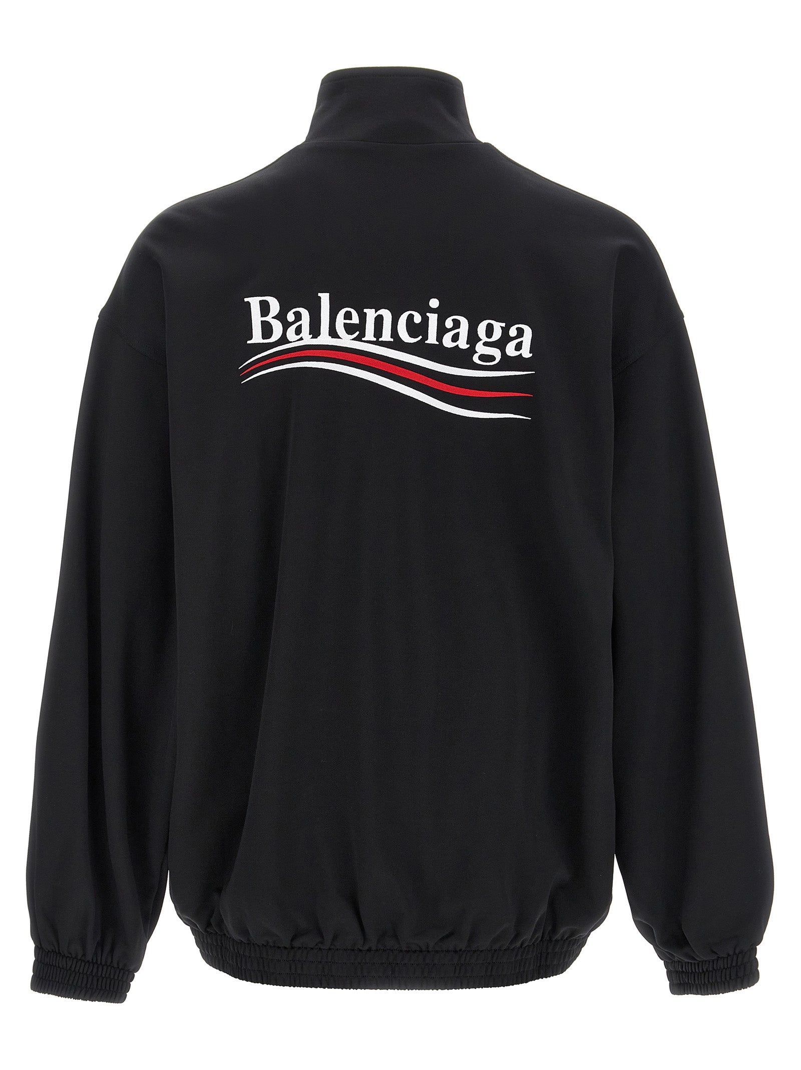 Balenciaga Black Polyamide Sweatshirt - Designer Artisanal Luxury