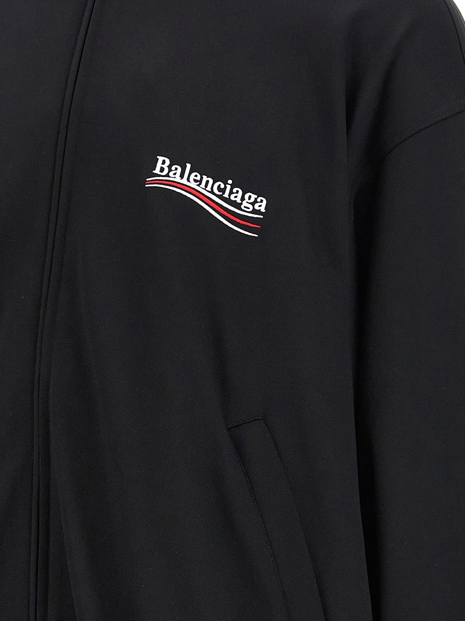 Balenciaga Black Polyamide Sweatshirt - Designer Luxury Wear