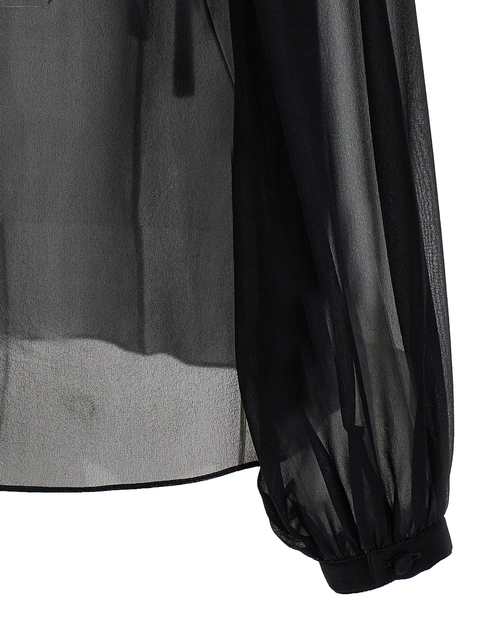 Tom Ford Black Silk Blouse