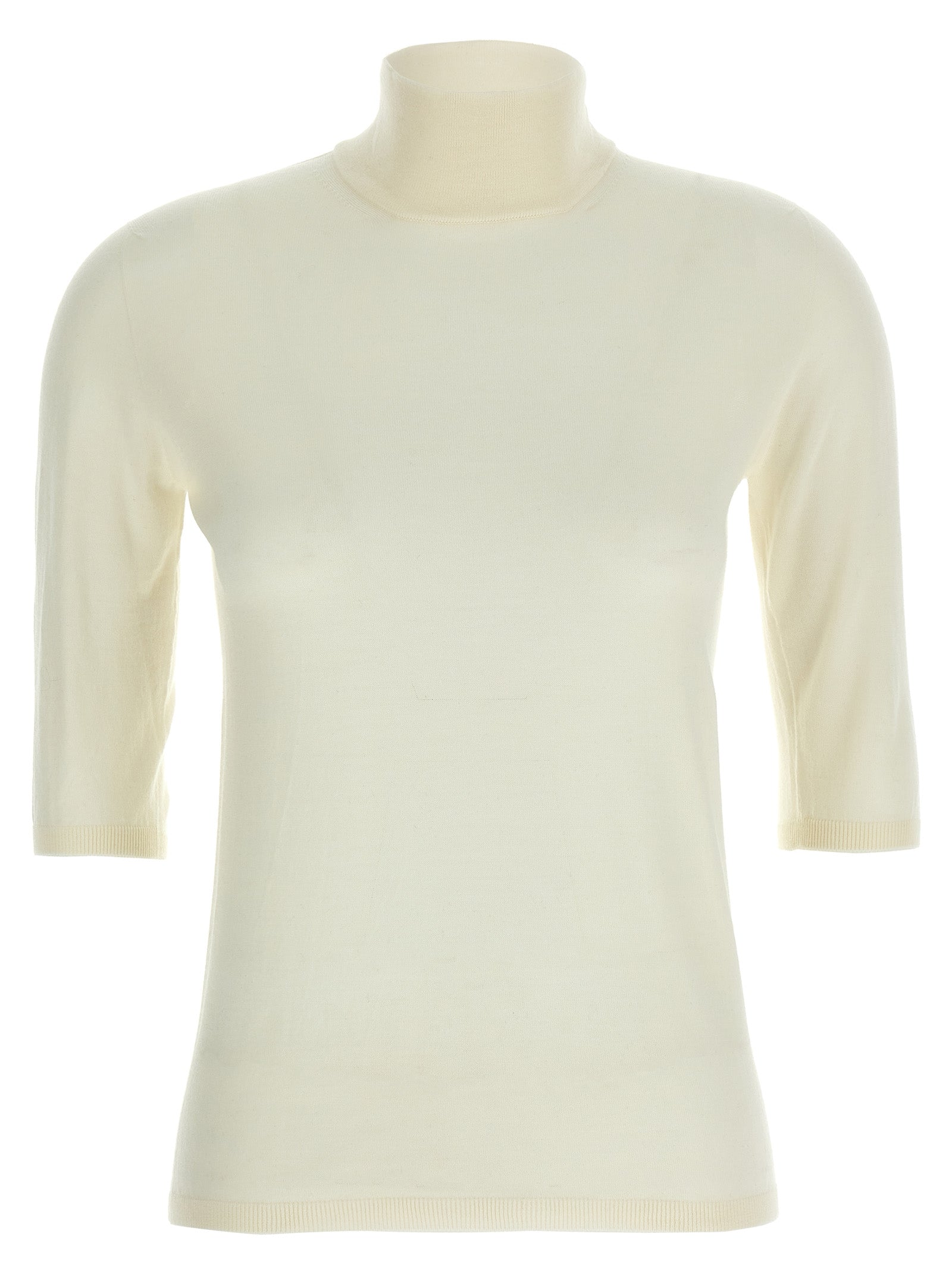 Elevate your wardrobe with the Max Mara White Virgin Wool Cardigan, a masterpiece of Italian craftsmanship, blending luxurious comfort with timeless elegance.