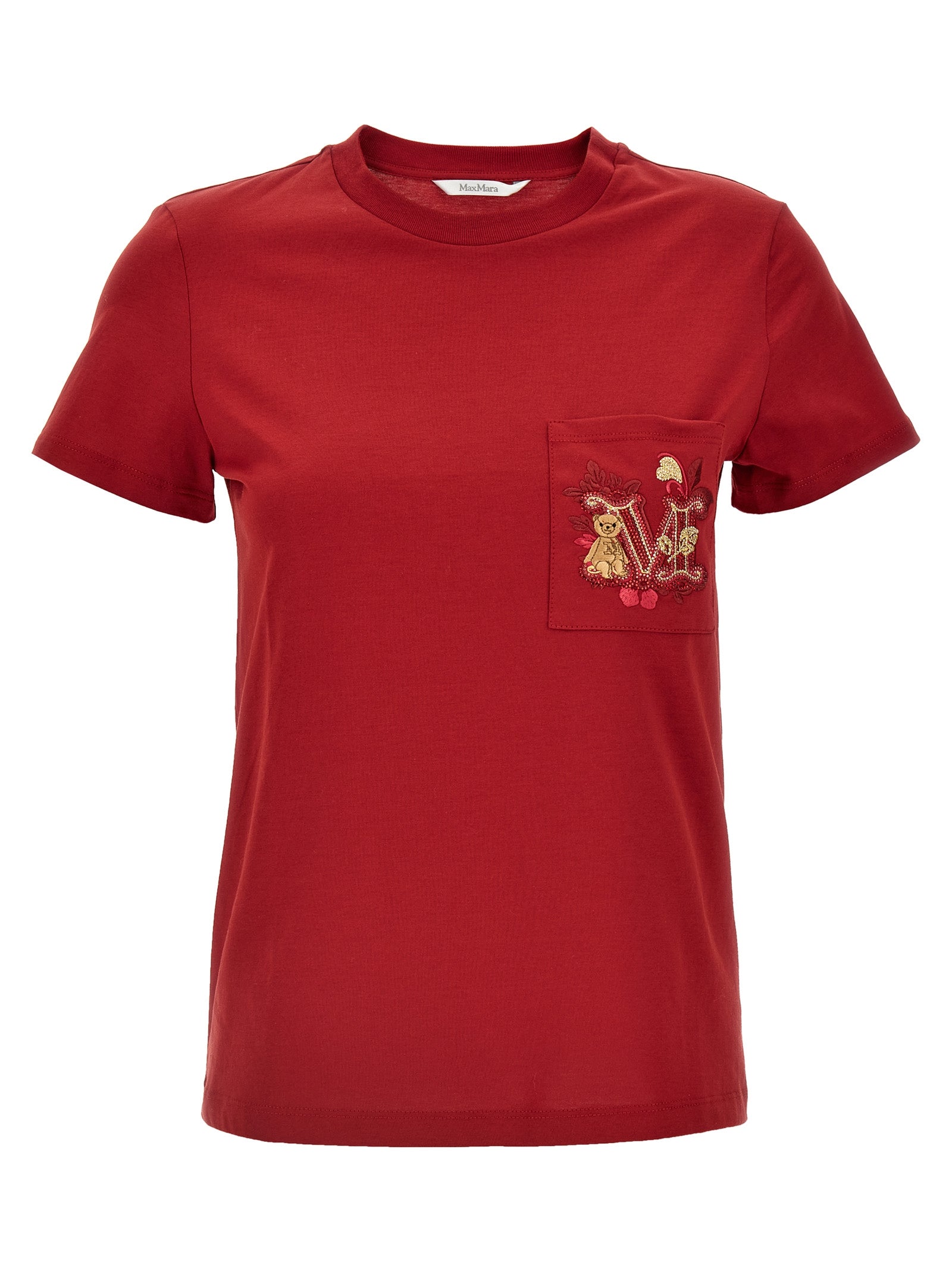Indulge in the opulence of Max Mara's Nunzio T-shirt, crafted from luxurious cotton, merging exquisite design with effortless elegance for the discerning individual.