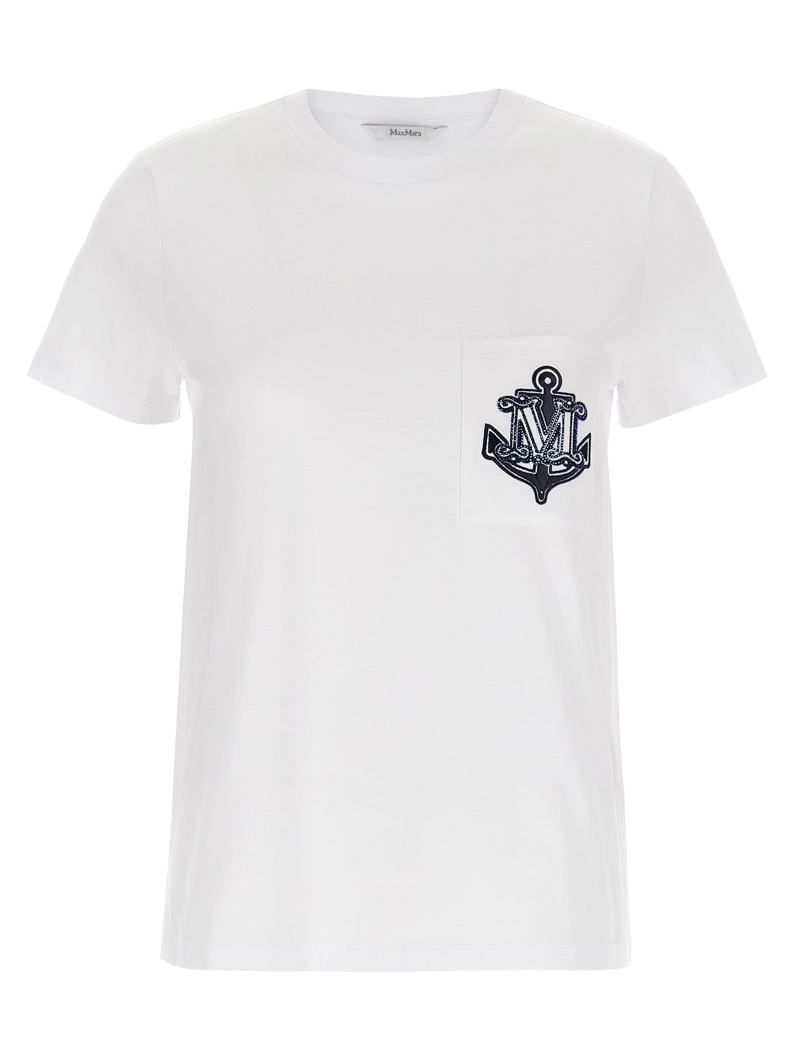 Experience the allure of the Max Mara Multicolor Cotton T-Shirt, where exquisite craftsmanship meets effortless elegance, perfect for the discerning fashion lover.