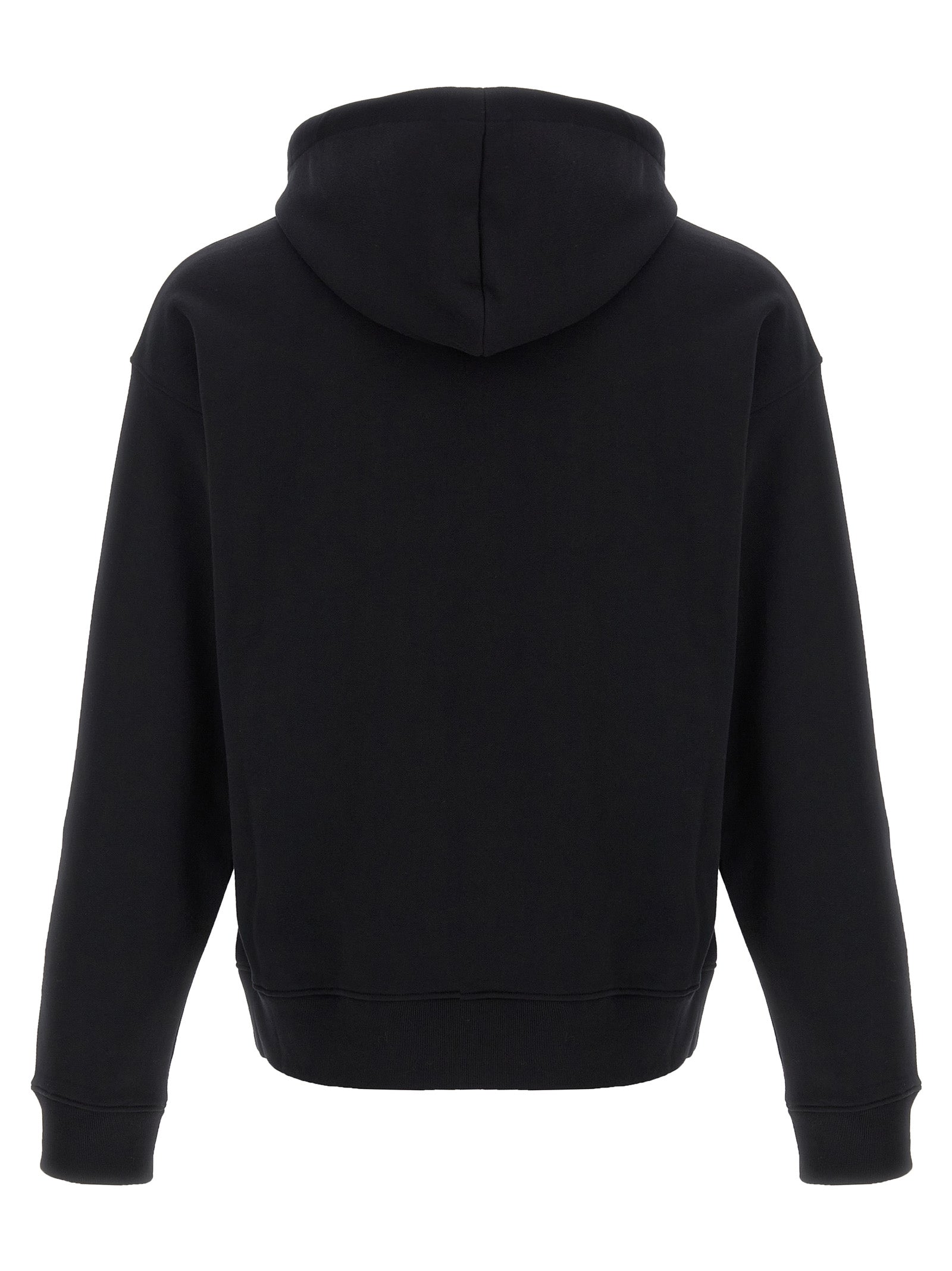 Elevate your style with the Moschino Black Cotton Sweatshirt, a luxurious blend of playful design and exquisite craftsmanship, perfect for the discerning fashion connoisseur.