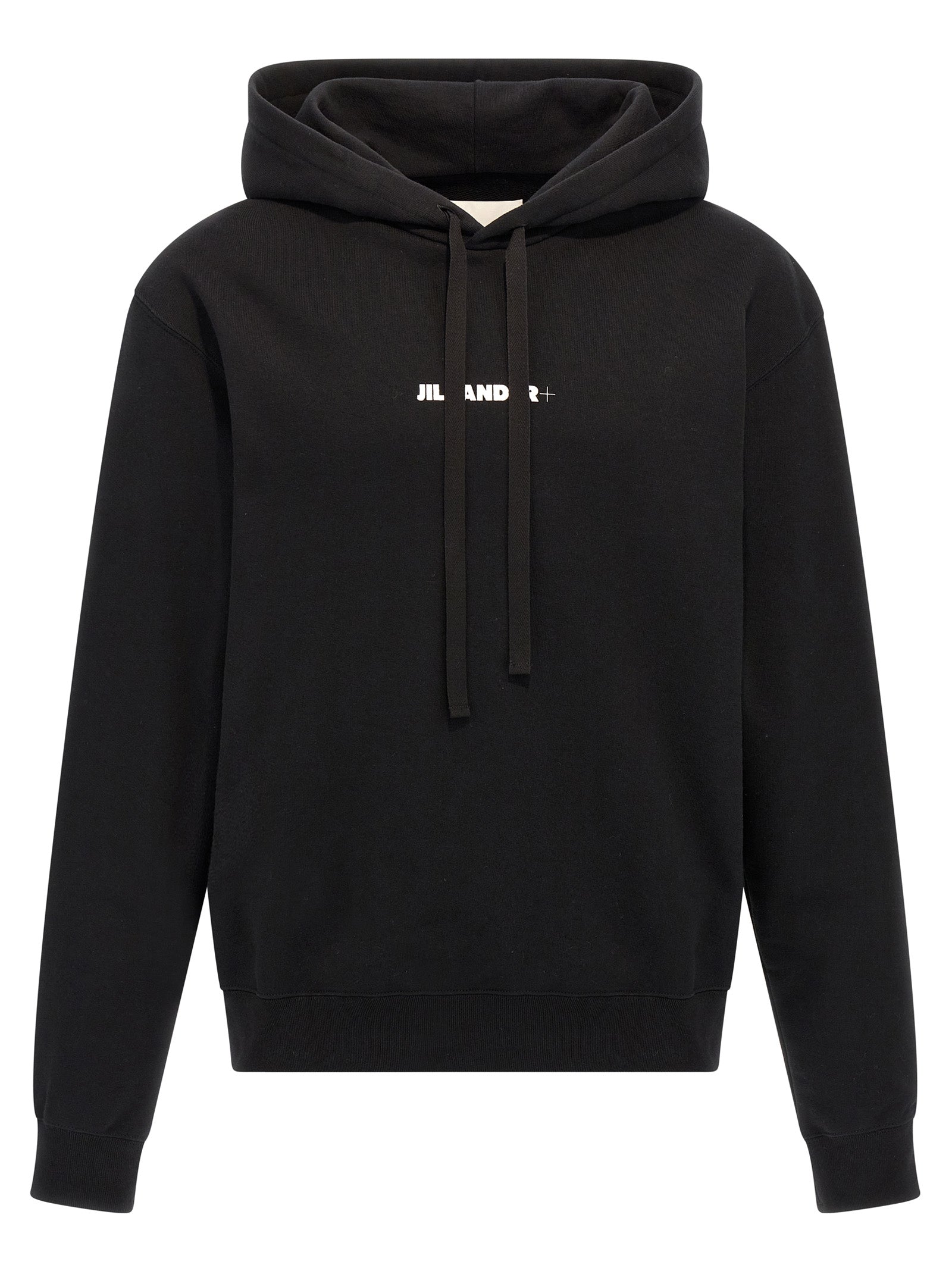 Indulge in the Jil Sander Black Cotton Sweatshirt, a masterpiece of Italian craftsmanship, blending luxurious comfort with sophisticated style for the discerning individual.