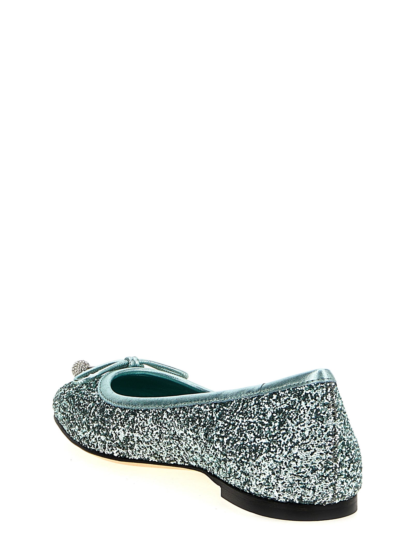 Step into unparalleled elegance with Jimmy Choo Bicolor Textile Ballet Flats, where artisanal craftsmanship meets luxurious allure, perfect for every sophisticated occasion.