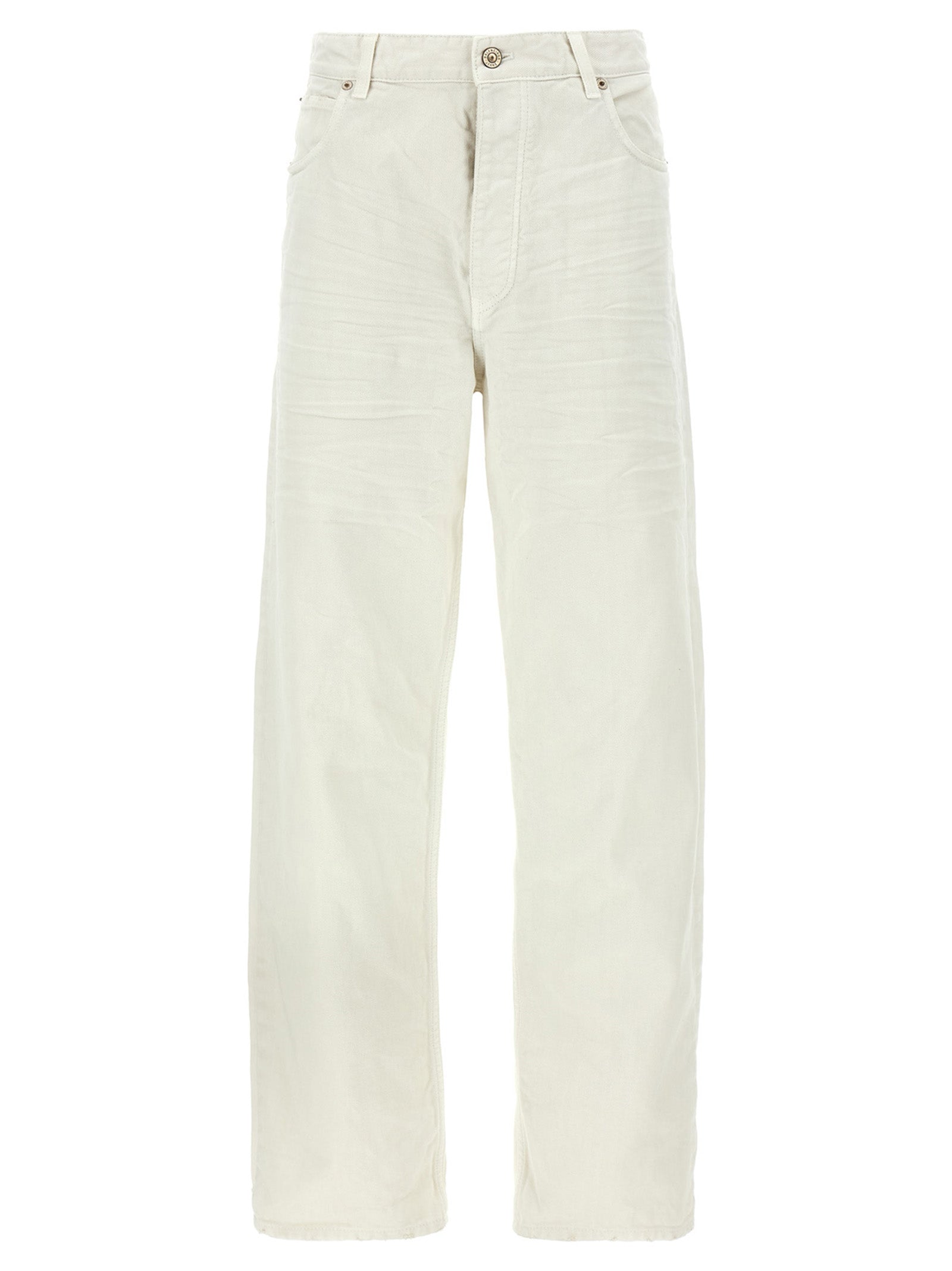 Balenciaga White Cotton Jeans Denim | Artisanal Luxury Fashion