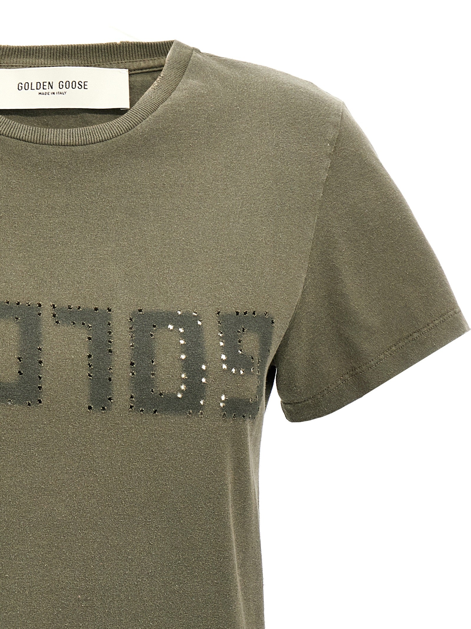 Golden Goose Bicolor Cotton T-Shirt - Artisanal Luxury Elegance