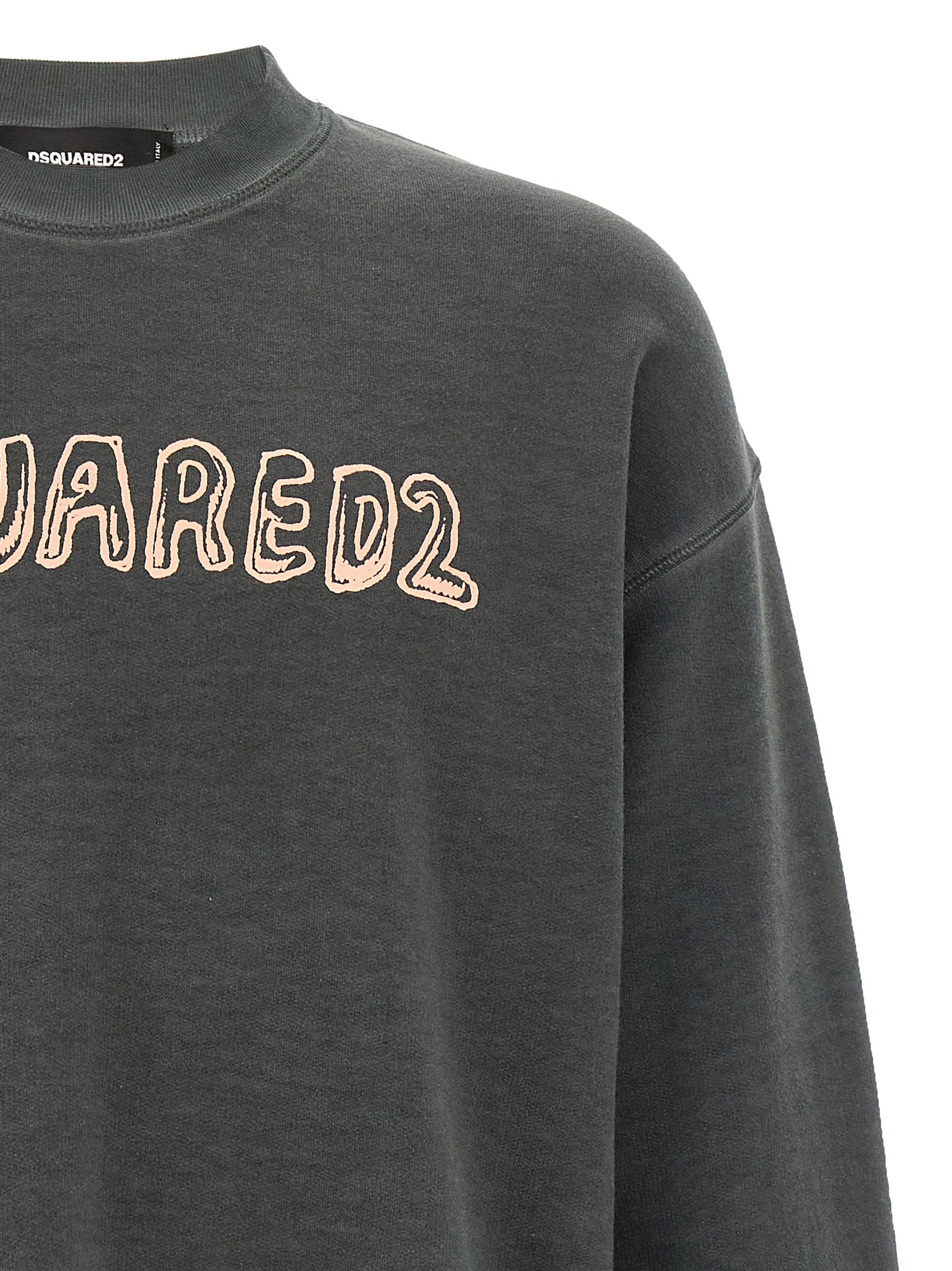 Dsquared² Gray Cotton Sweatshirt