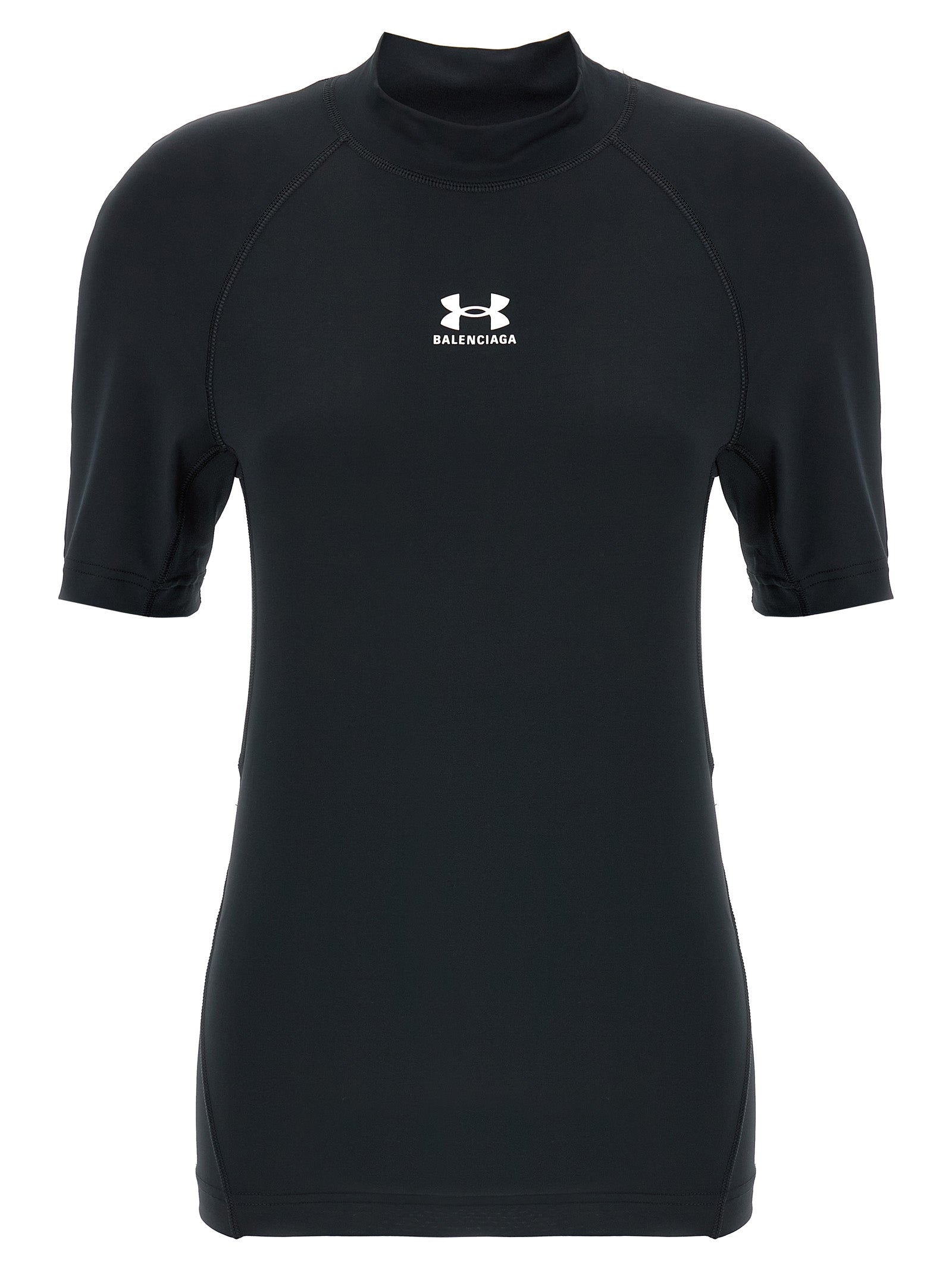 Balenciaga Black T-Shirt - Designer Athleisure Elegance