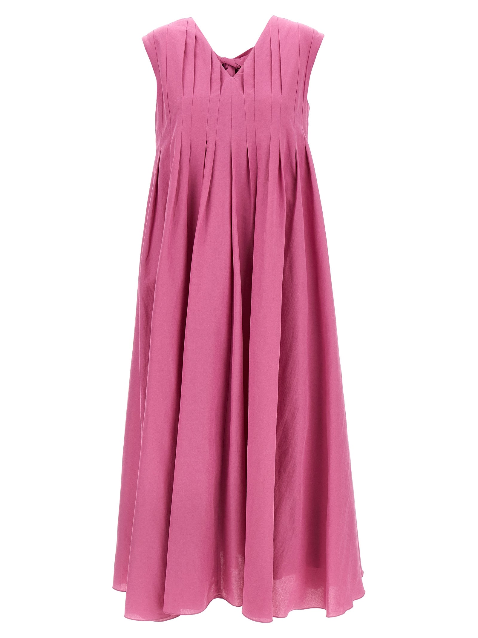 Experience the exquisite allure of 'S Max Mara Multicolor Ramie Long Dress, a luxurious blend of ramie and cotton, embodying timeless elegance and effortless sophistication.