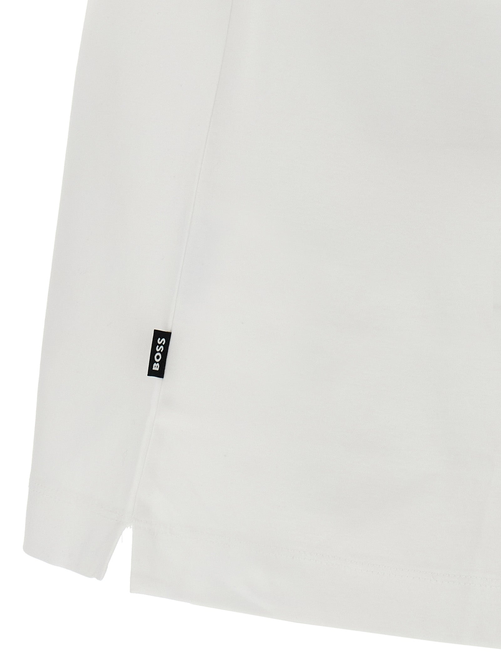 HUGO BOSS White Cotton T-Shirt – Designer Casual Luxury