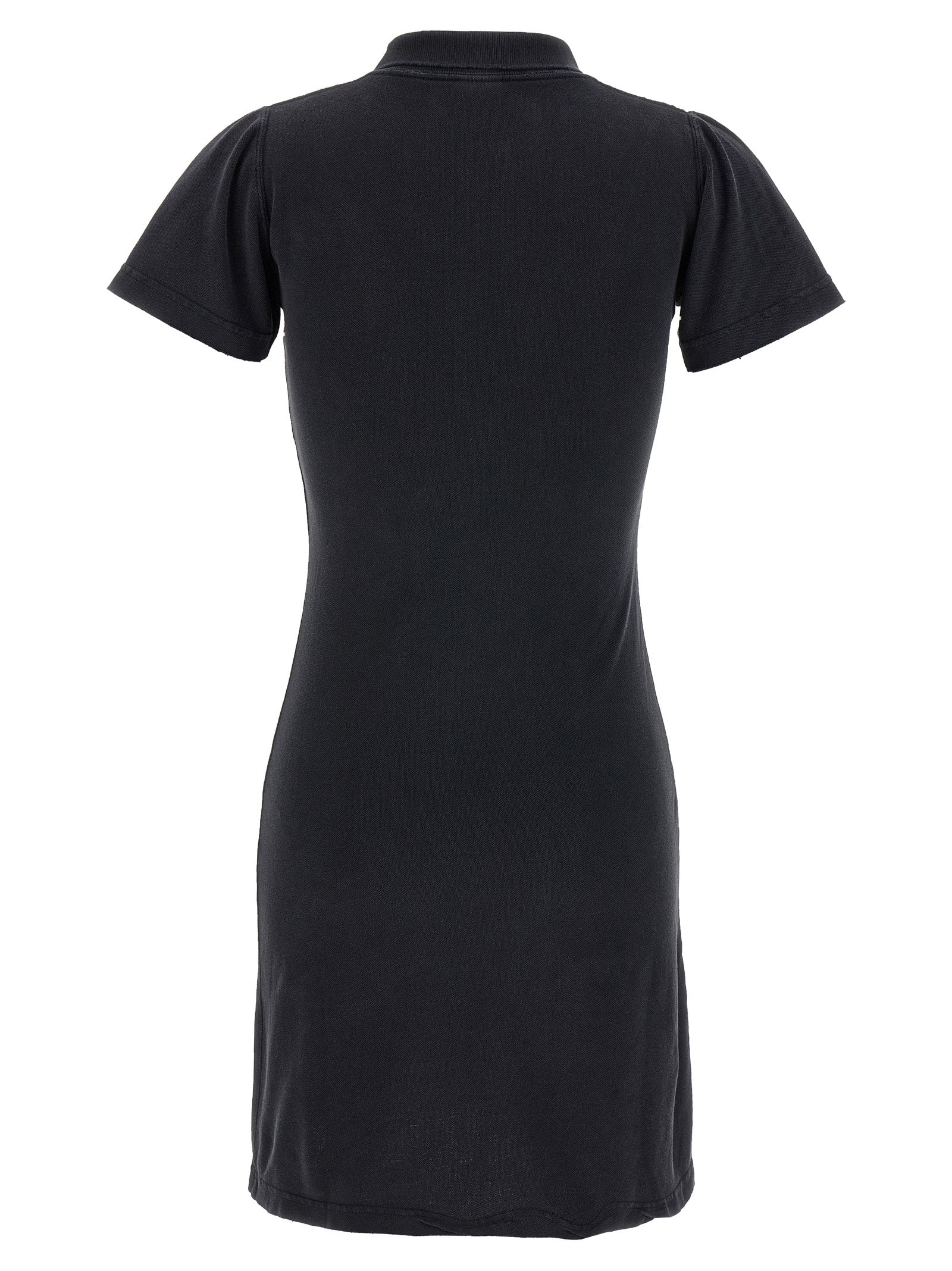 Balenciaga Black Cotton Short Dress - Designer Luxury Couture