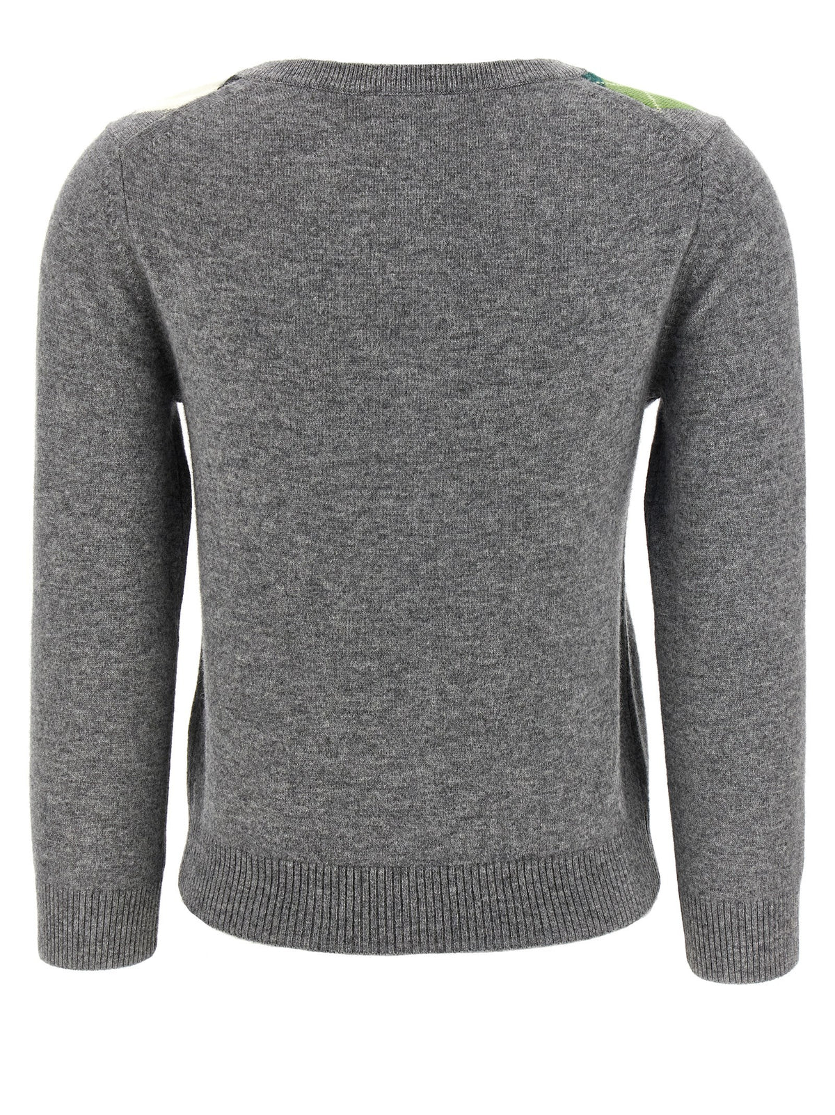 Ganni Gray Merino Wool Cardigan - Timeless Luxury Essential