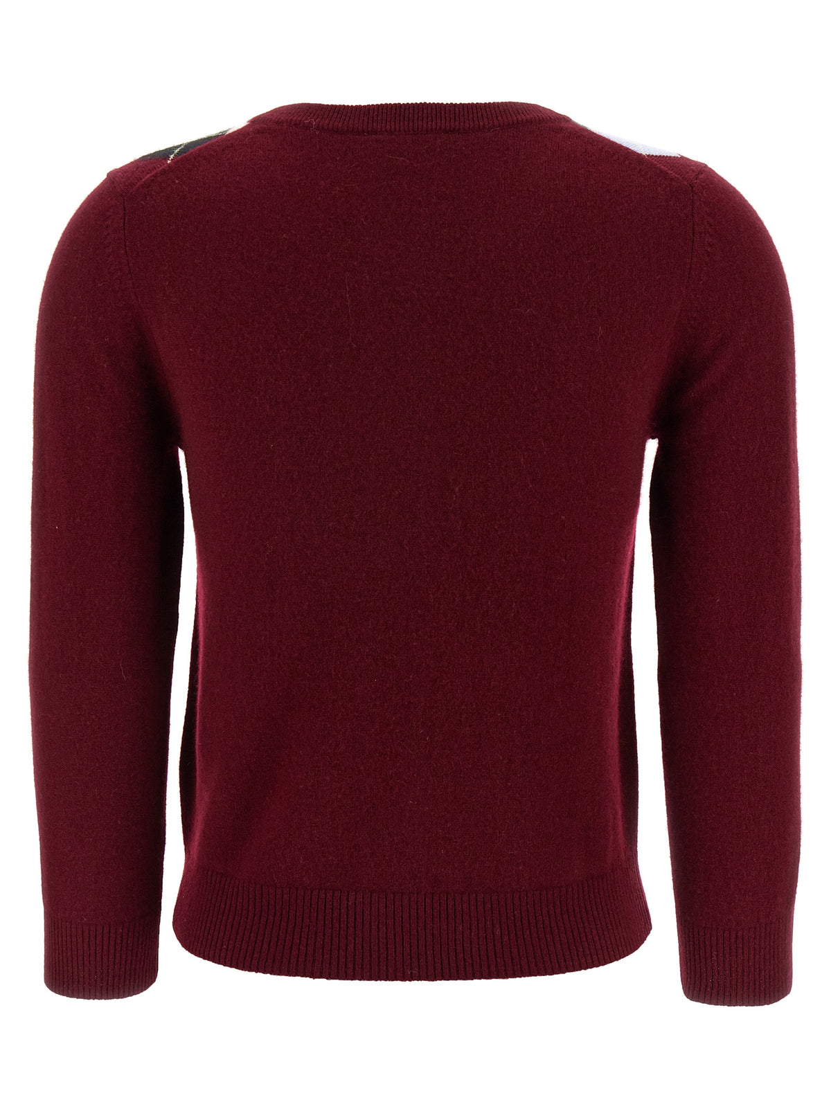 Ganni Bordeaux Merino Wool Cardigan - Luxurious Layering Essential