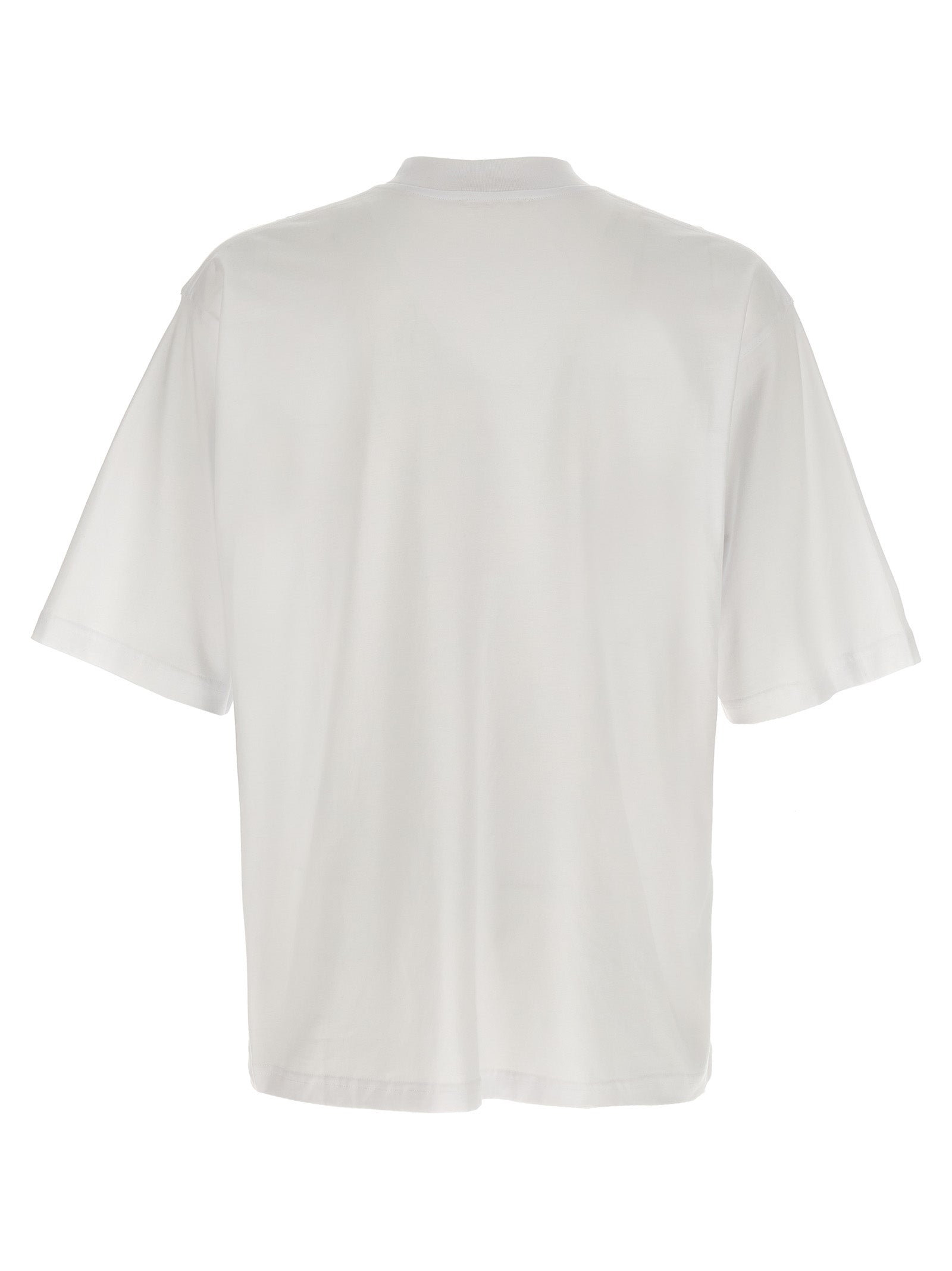 Elevate your wardrobe with the Marni White Cotton T-Shirt, a luxurious blend of comfort and contemporary style, perfect for those who appreciate refined elegance.