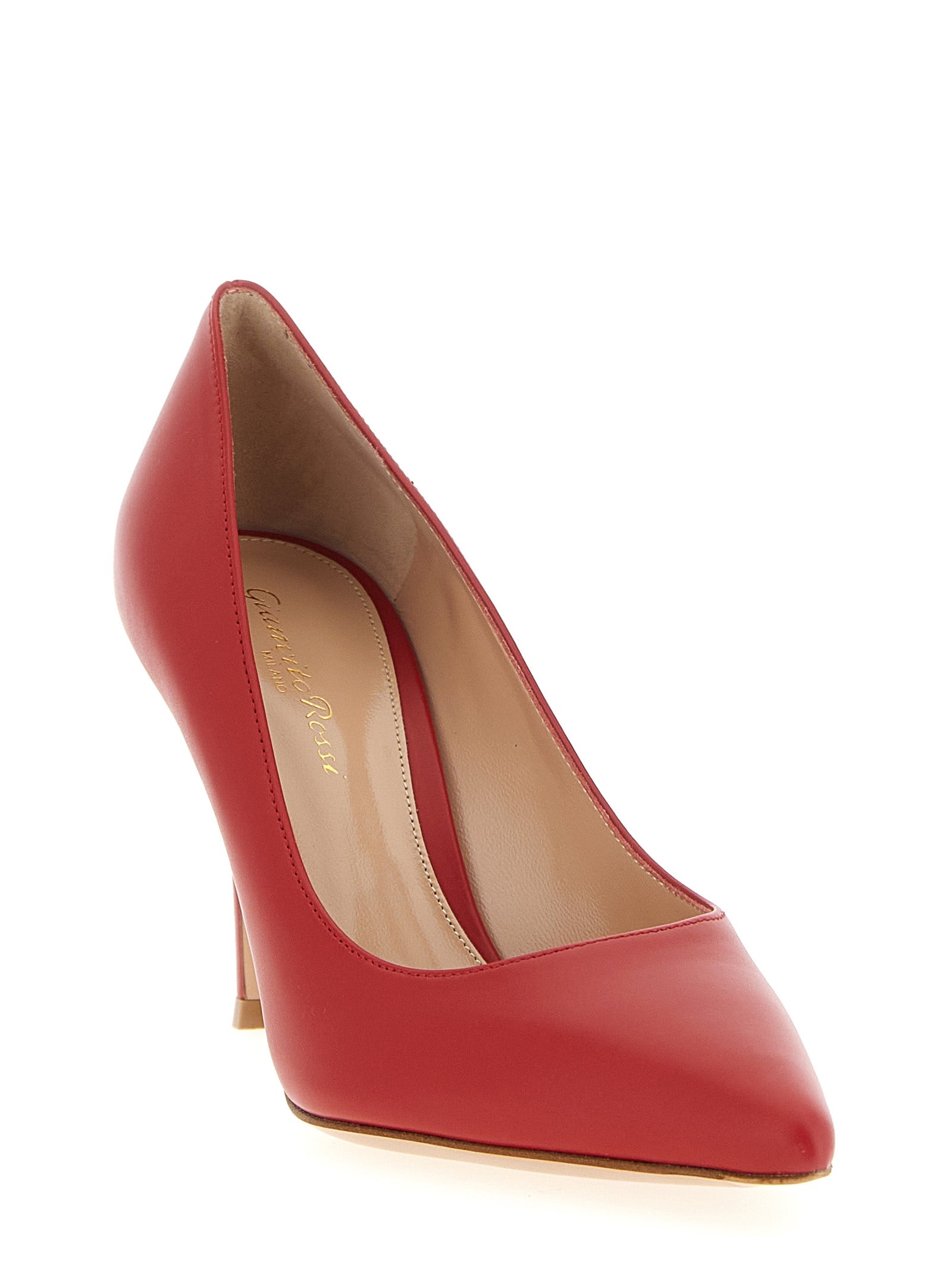 Elevate your elegance with Gianvito Rossi's Multicolor Calfskin High Heel Pumps, crafted in Italy from luxurious calfskin, embodying timeless sophistication and allure.