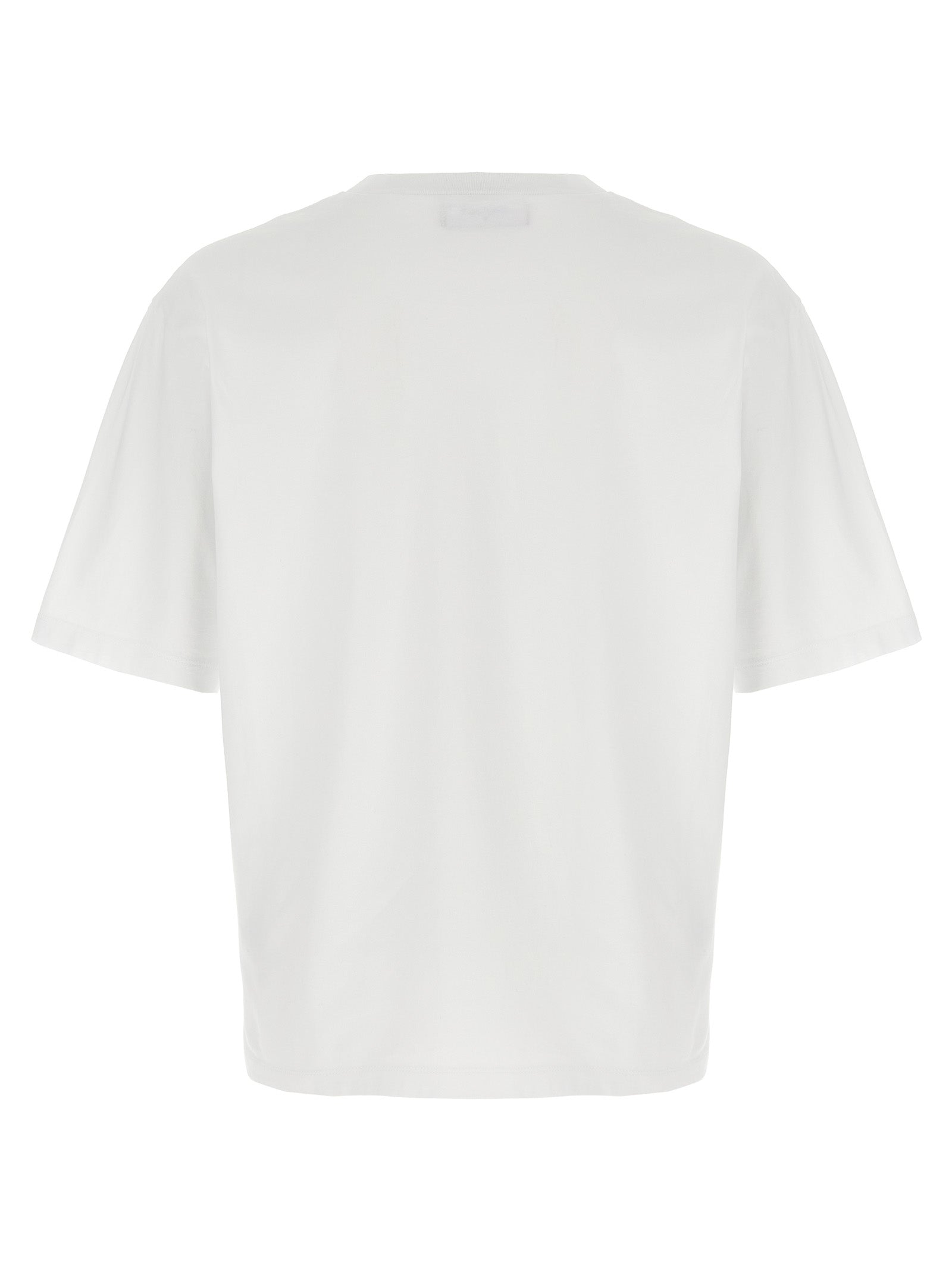 Dsquared² White Cotton T-Shirt - Artisanal Luxury Fashion Statement